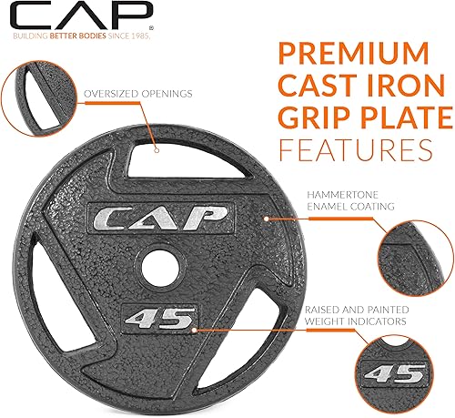 Miniatura 3 de CAP Barbell 2-Inch Olympic Grip Weight Plate  Multiple Options