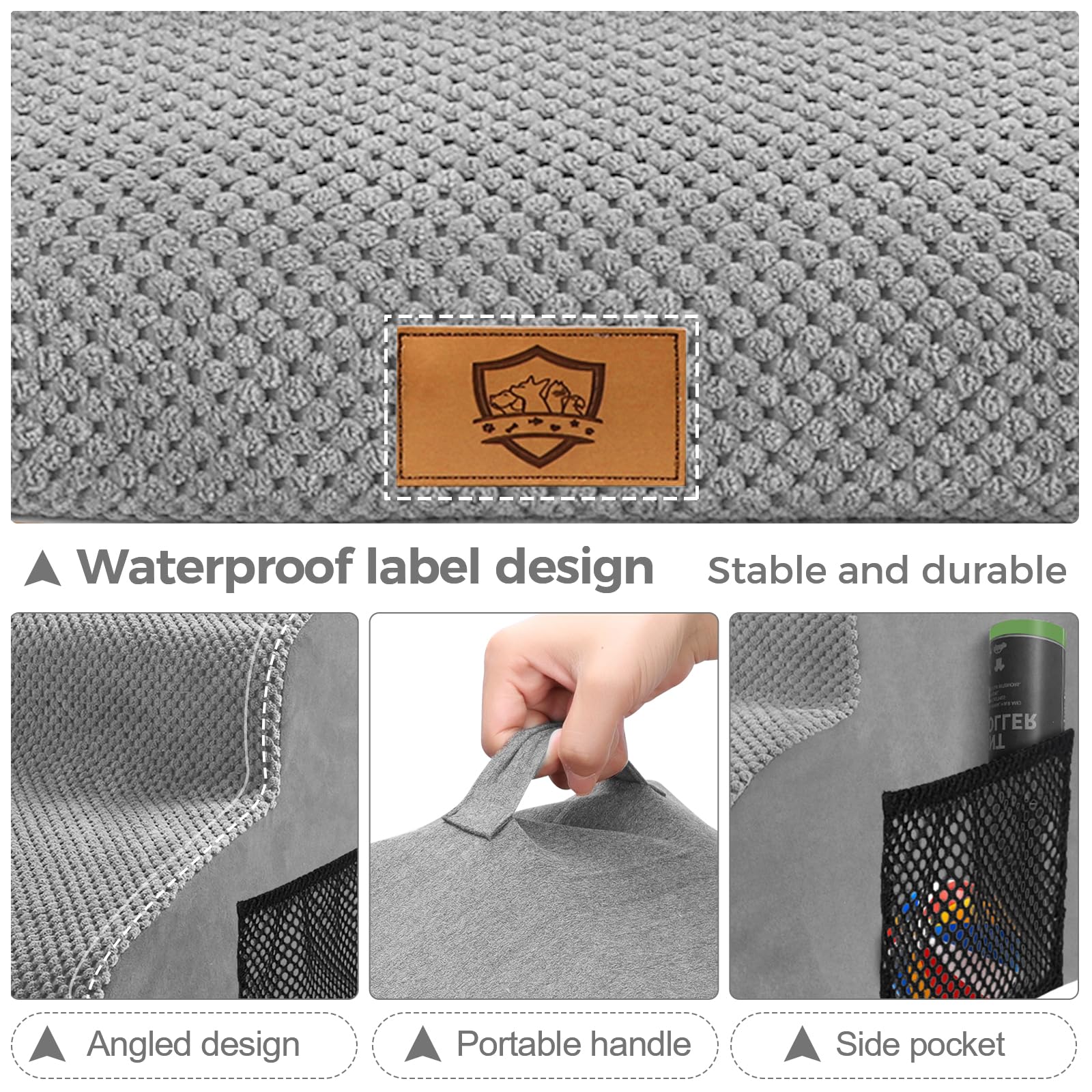 Pawchop Dog Steps for Bed 2-Step Dog Steps for Sofa Waterproof Pet Ramp with Non-Slip Removable Cover - Image 3