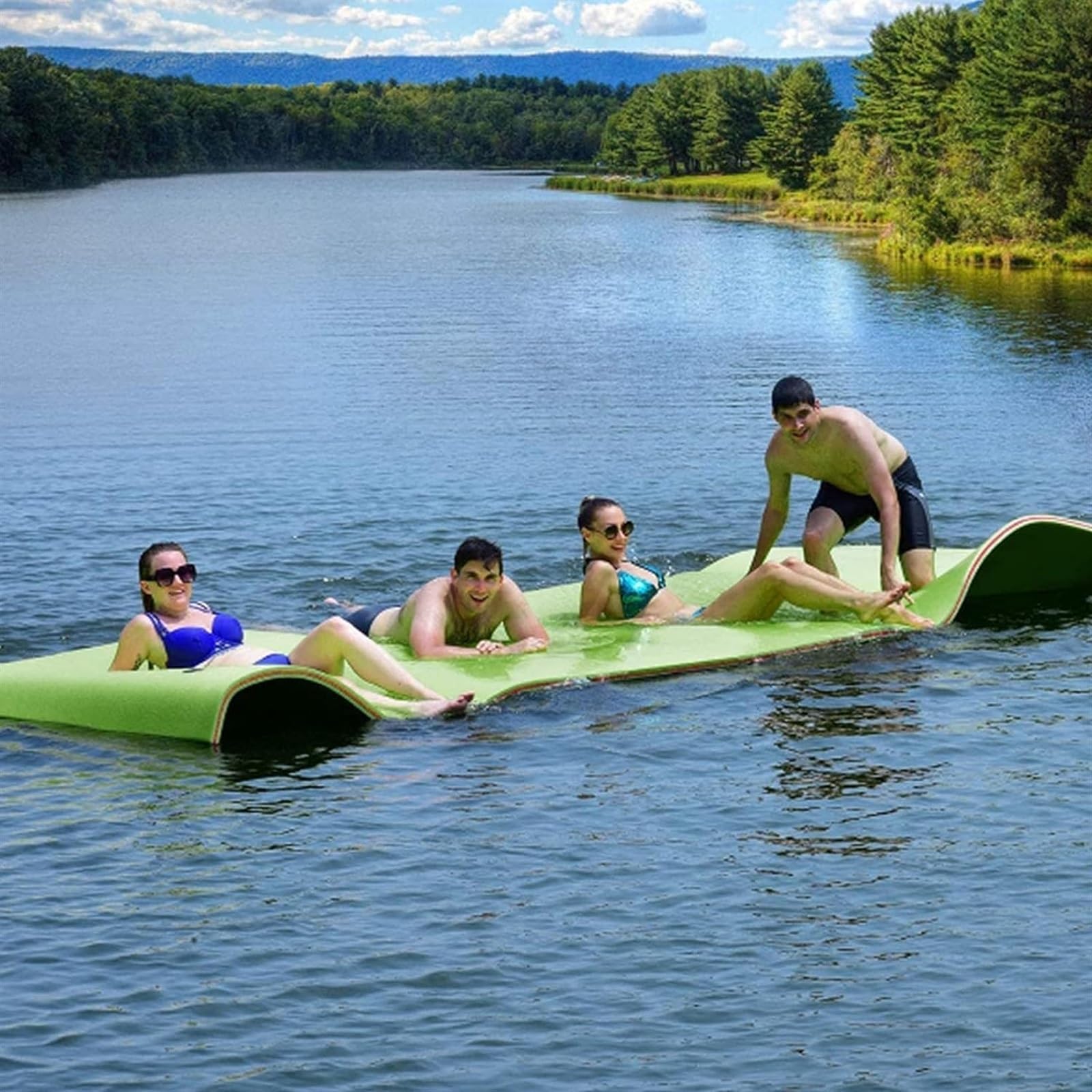 Aqua Lily Pad Target Llchaensc Floating Water Pad, Lily Pad For Water  Recreation,Floating Mat For Lake Water Mat Rafts Lily Pad Pools Boating  Beach, XPE Floating Island... Floating Foam Lily Pad