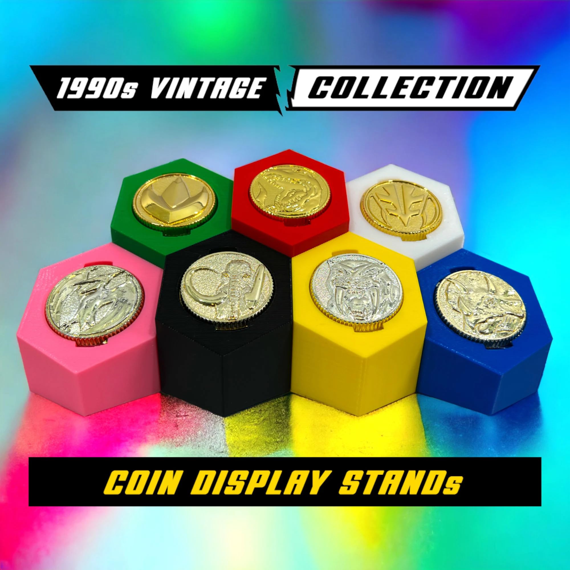 Vintage 90s MMPR coin holder — Green Small