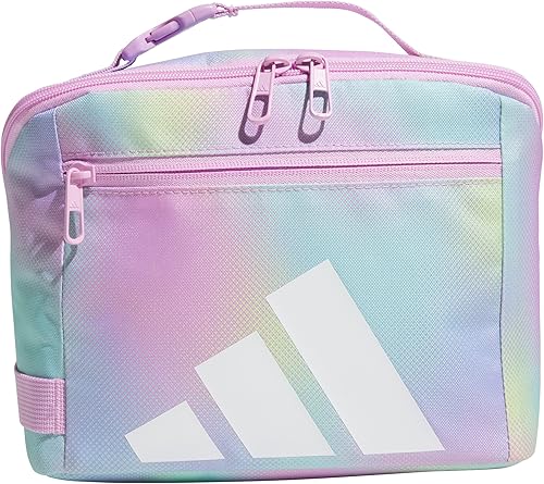 Miniatura 10 de adidas Bolsa de almuerzo unisex Affiliate con asa, caja bento aislada para mujeres y hombres, Negro/Blanco, Talla única Negro/Blanco,Alúmina