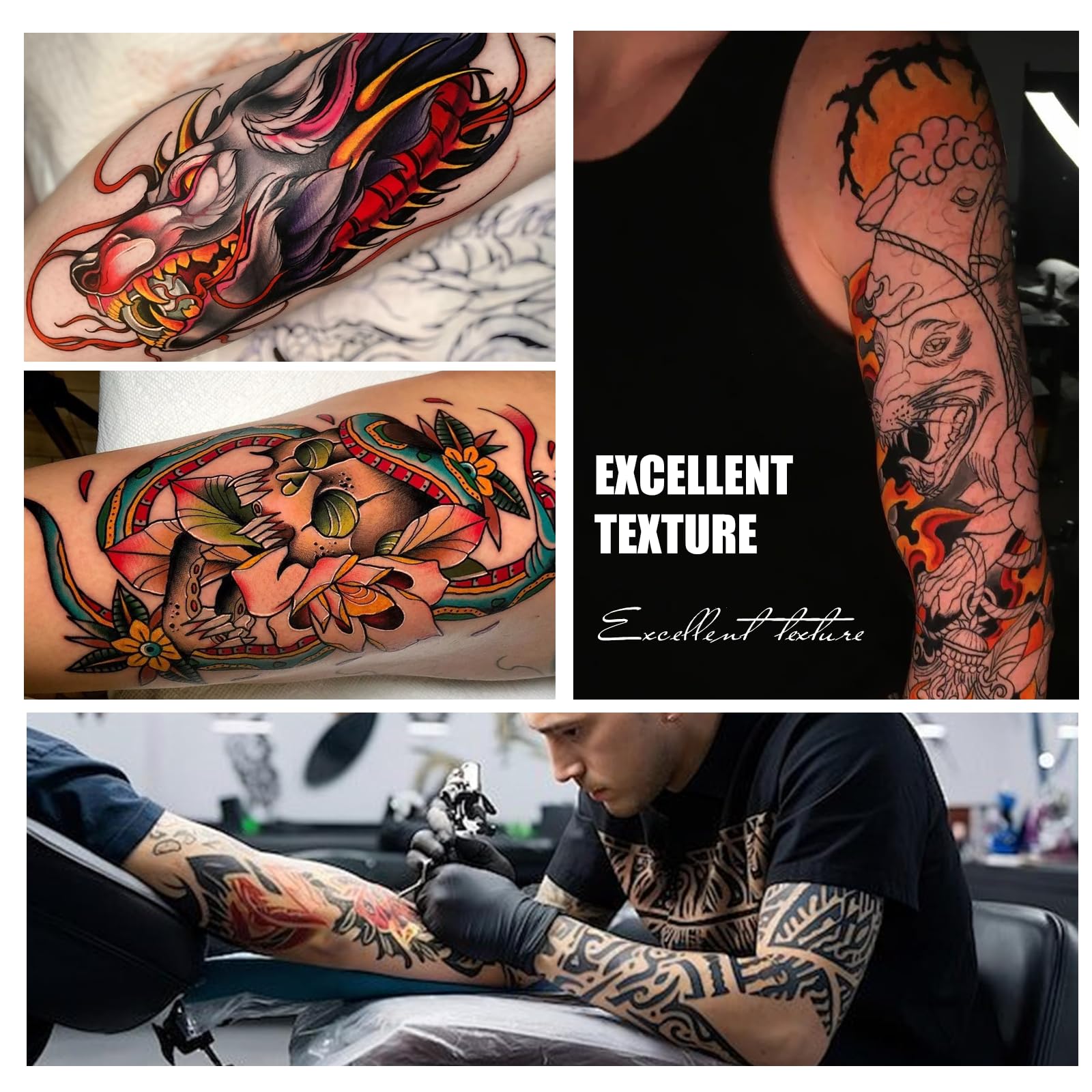 Farbtinte, Tattoo, 14 Farben Tattoo, Super-brillante Farbtinte, Tinte für Farbmuster-Tattoos (30 ml)