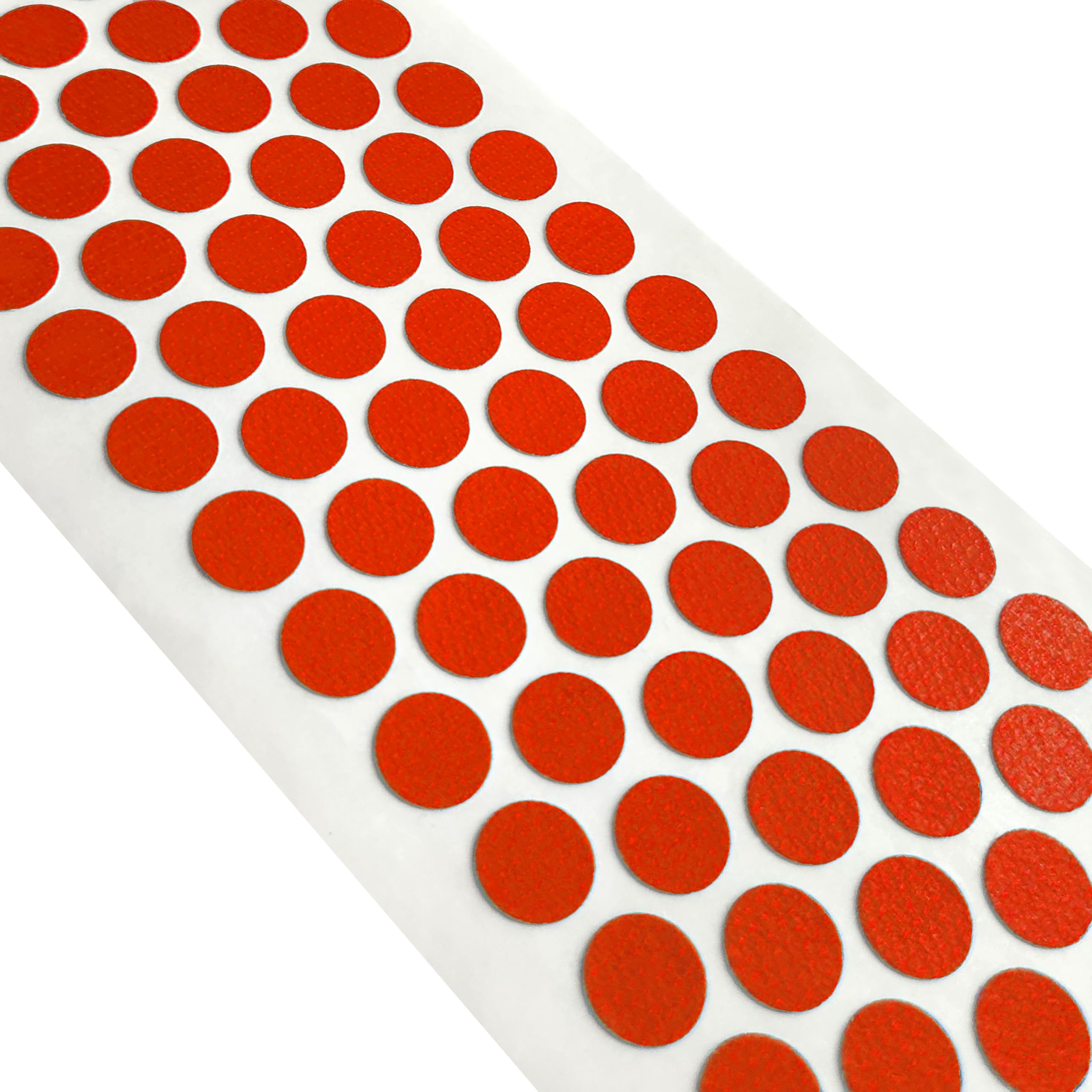KLEBESHOP24 Kleine Markierungspunkte aus Gewebe, rot, 10 mm, 10.000 Stück