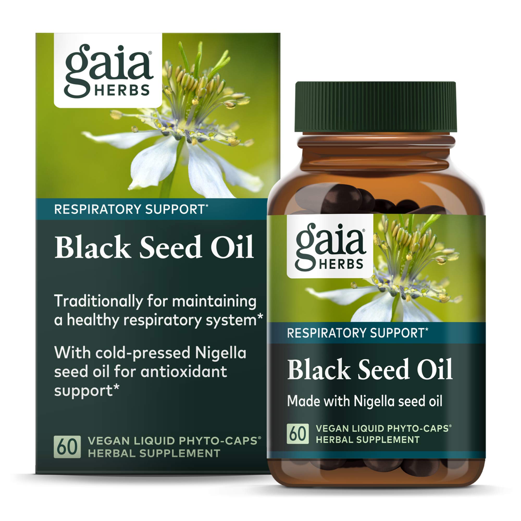 Buy Gaia Herbs Black Seed Oil ColdPressed Capsules for Lung