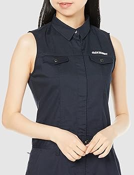 Amazon.co.jp: [ジャックバニー] ゴルフワンピース (デニムライク