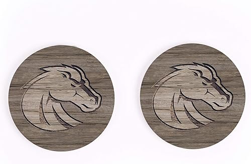 Miniatura 1 de Boise State University Broncos Logo 2.75 x 2.75 - Posavasos de cerámica para automóvil, paquete de 2