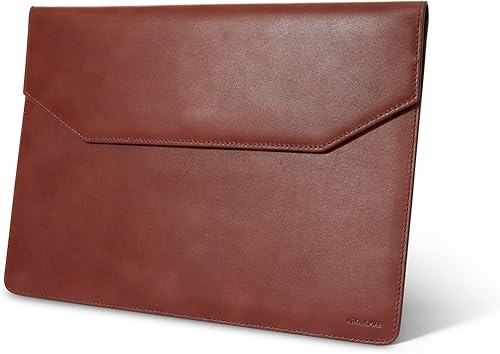 Miniatura 8 de Kronemar Funda de piel de grano completo para laptop de 13 pulgadas, compatible con MacBook Pro 2016-2022 de 13 pulgadas, MacBook Air 2018-2022 de