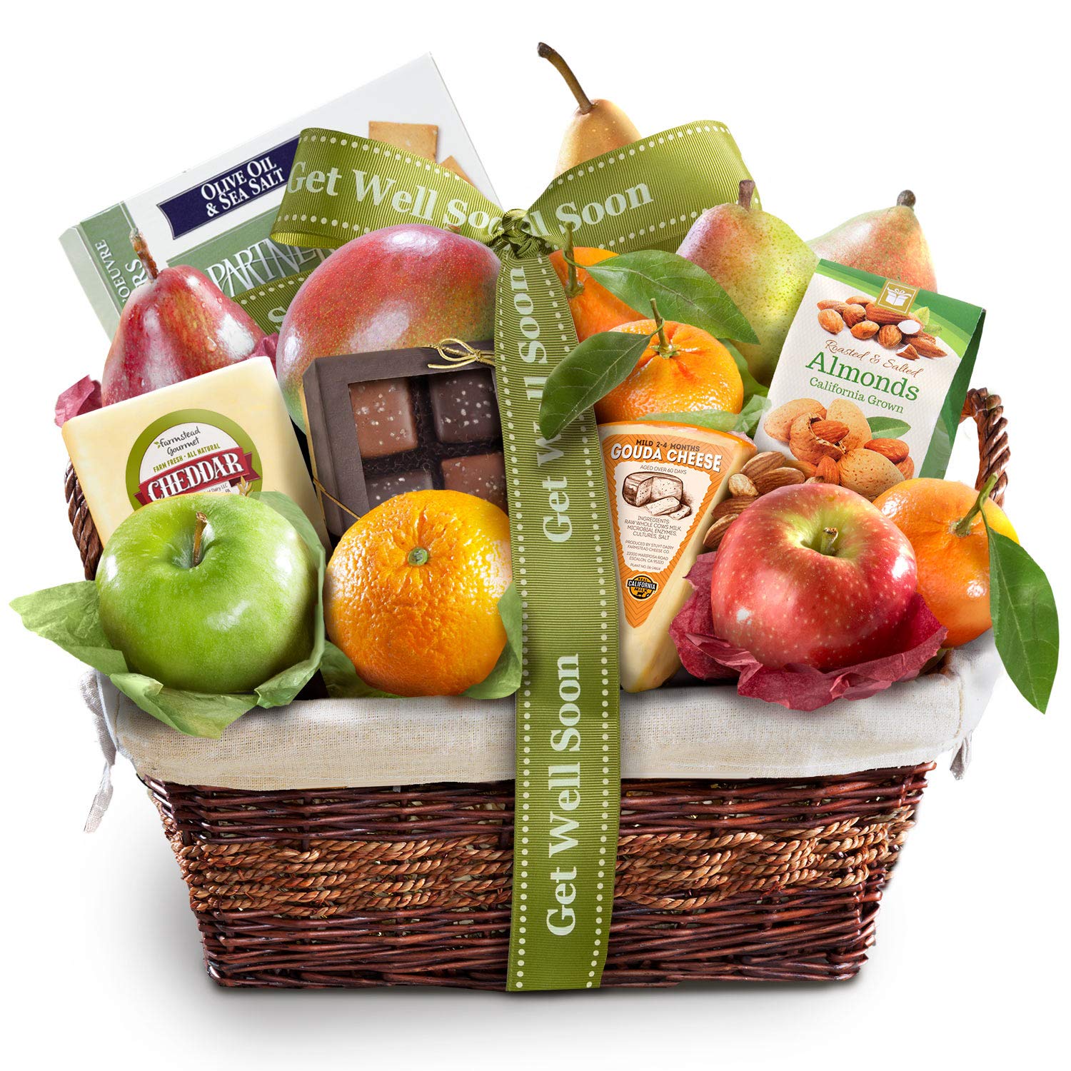 A Gift Inside Get Well Soon Deluxe Fruit Gift Basket,, () Buy Online