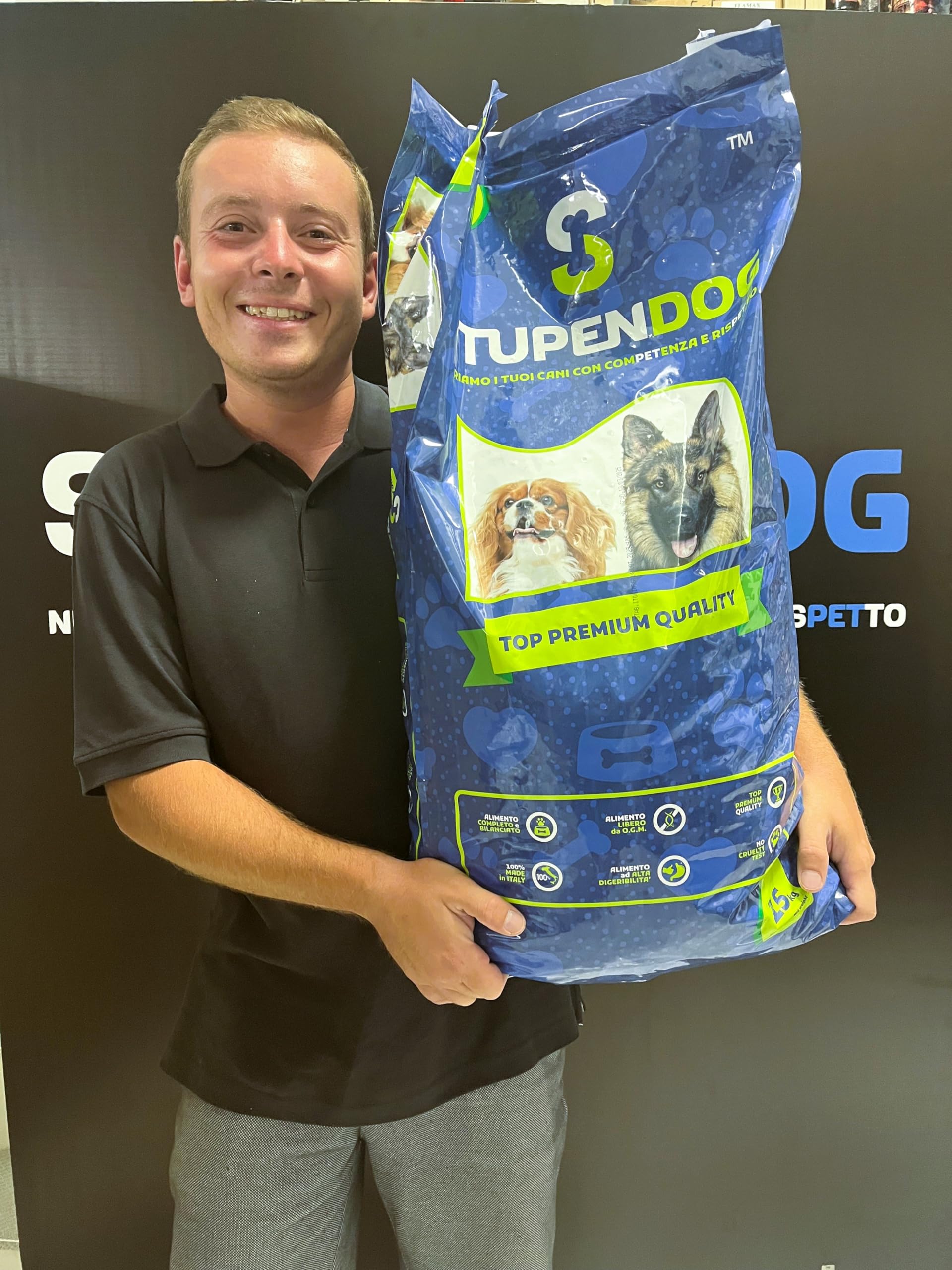 STUPENDOG Crocchette Cani Pesce 15 Kg - Cibo per Cani Adulti di tutte le Taglie in Mantenimento - Croccantini cane - Cibo per cani - 1 Confezione da 15 Kg