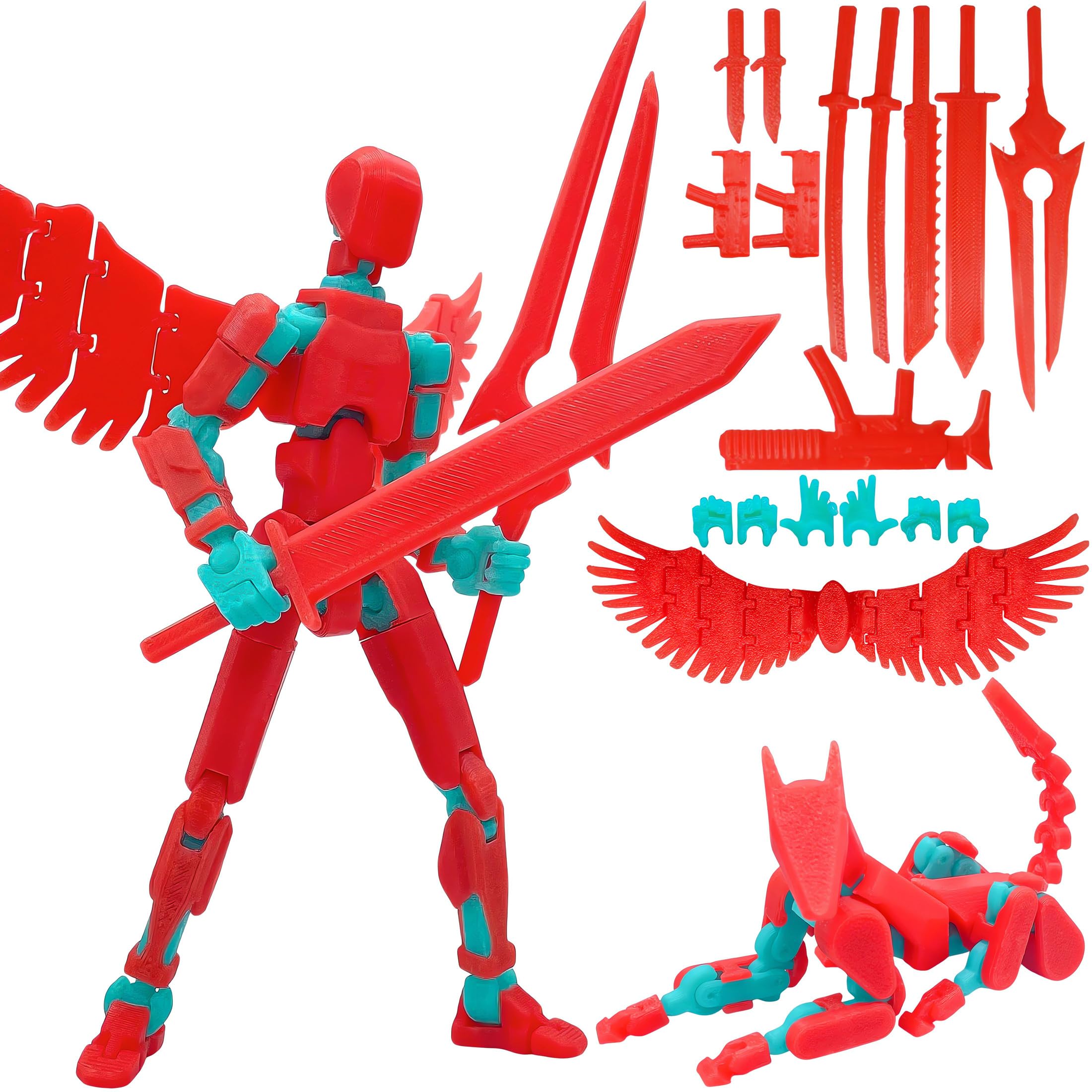 Amazon.com: masijssa T13 3D Action Figures Set Titan 13 Action