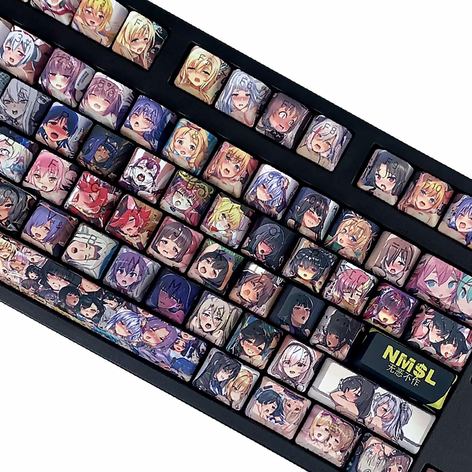 ✮☆Chappy★✡様 GEKUCAP PBT Anime Keycaps 133 Keys, Matcha Green XDA Profile