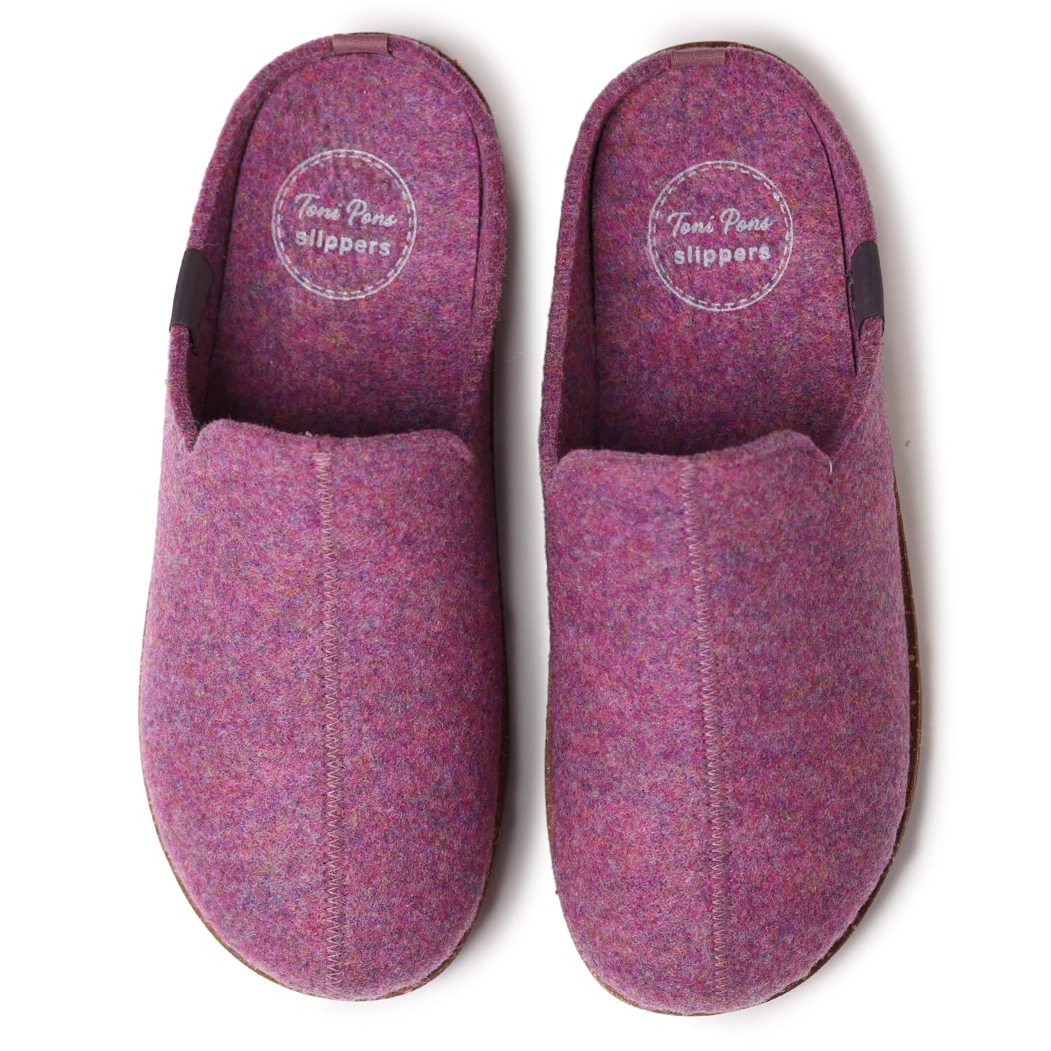 JOKO-FR - Zapatilla de casa para mujer tipo zuelo, en fieltro reciclado.