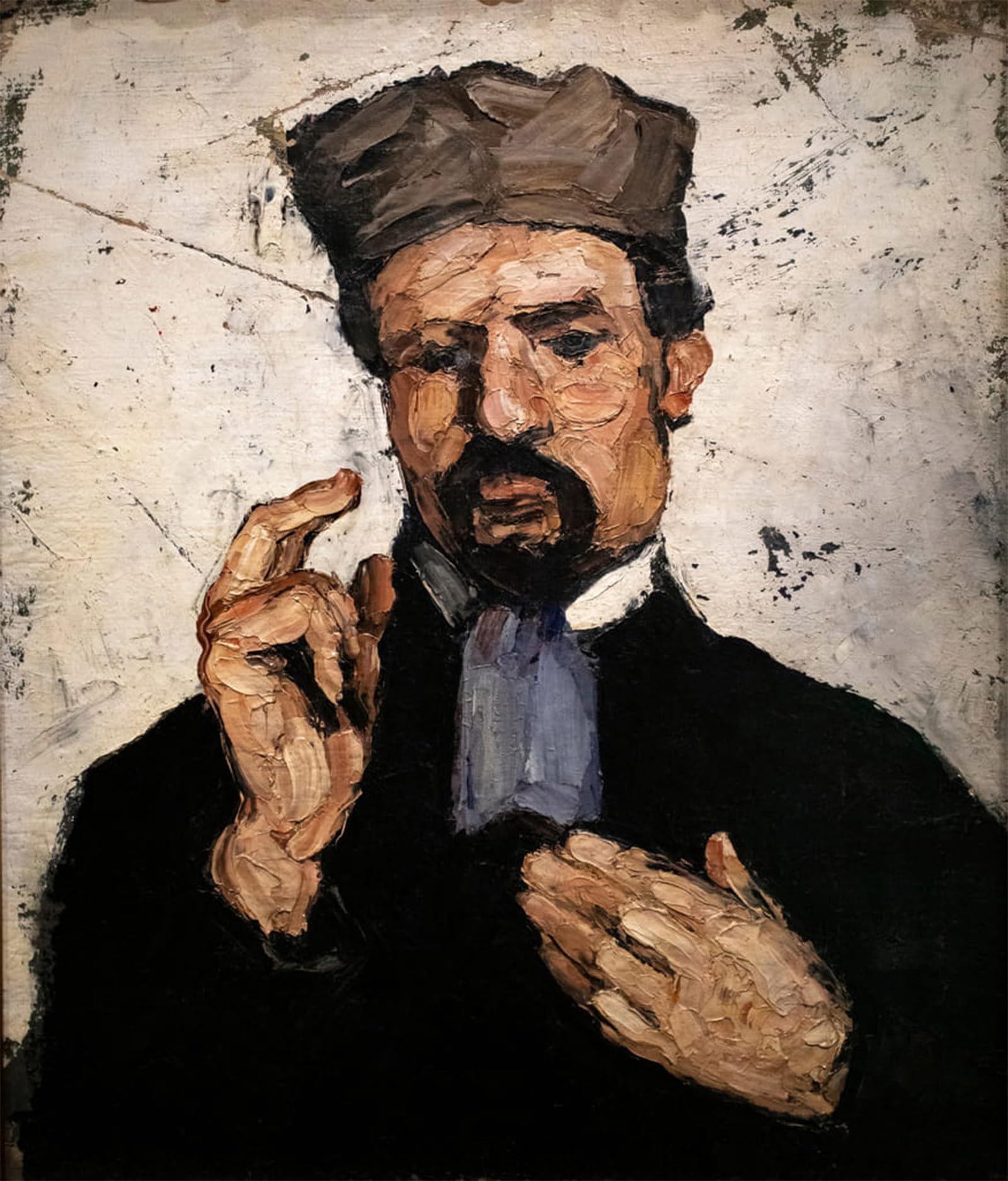 SERENDIPITP Vintage Picture Print on Canvas Wall Art Poster Uncle As a Lawyer by Paul Cézanne Artwork Print Poster for Wall Decor 60x90cm