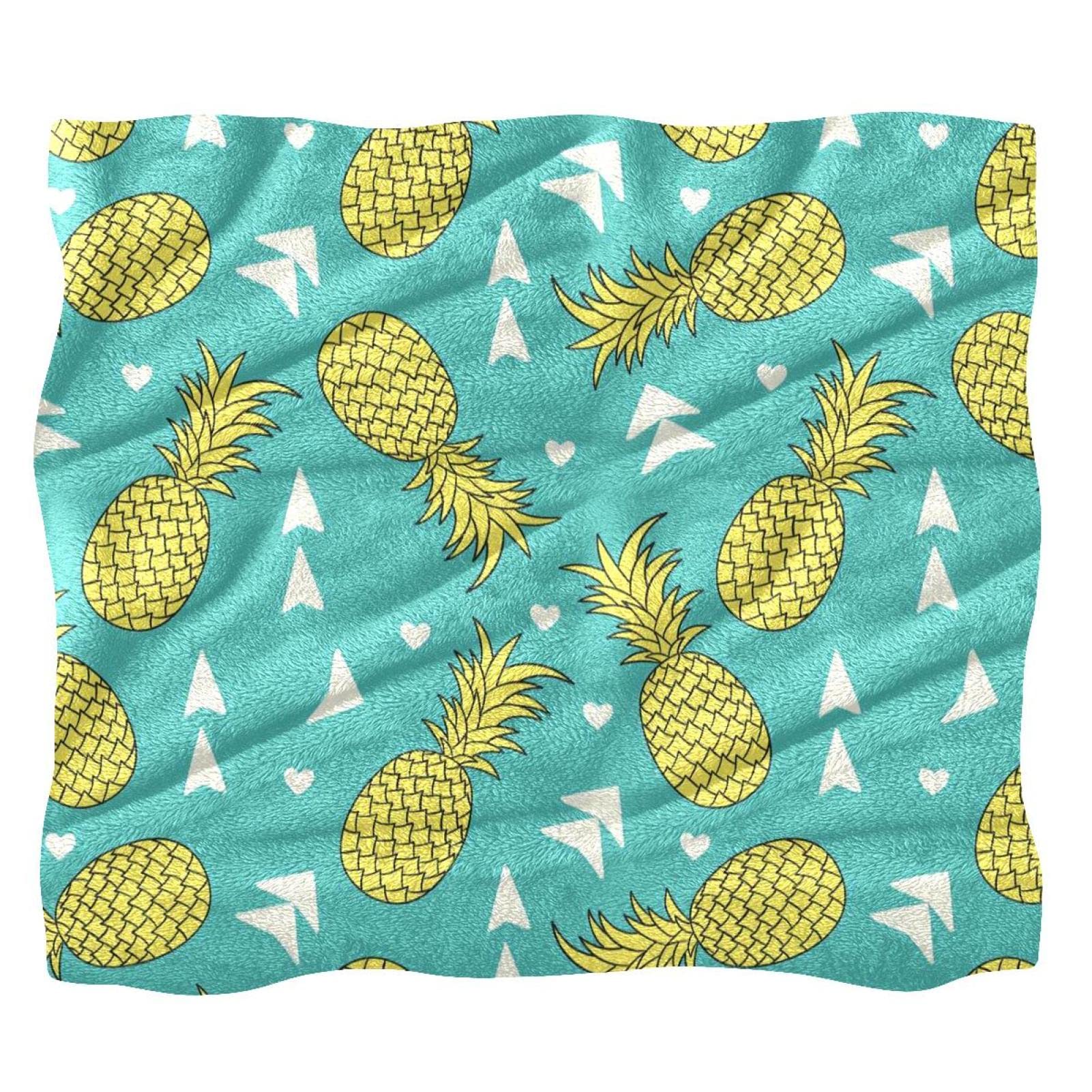 Couverture polaire douce motif pin jeté de lit haut de gamme