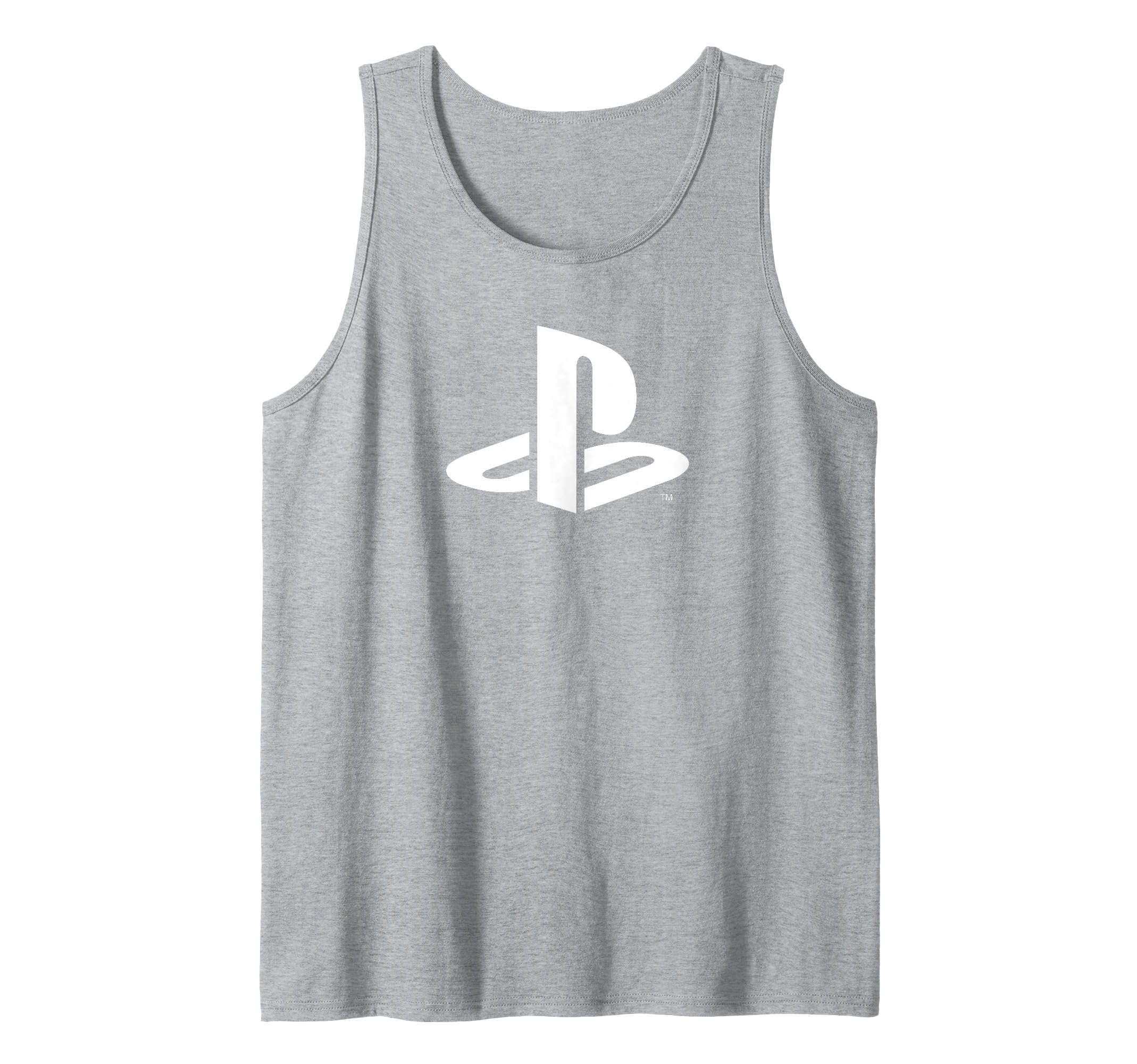 PlayStation Modern White Logo Video Game Tank Top