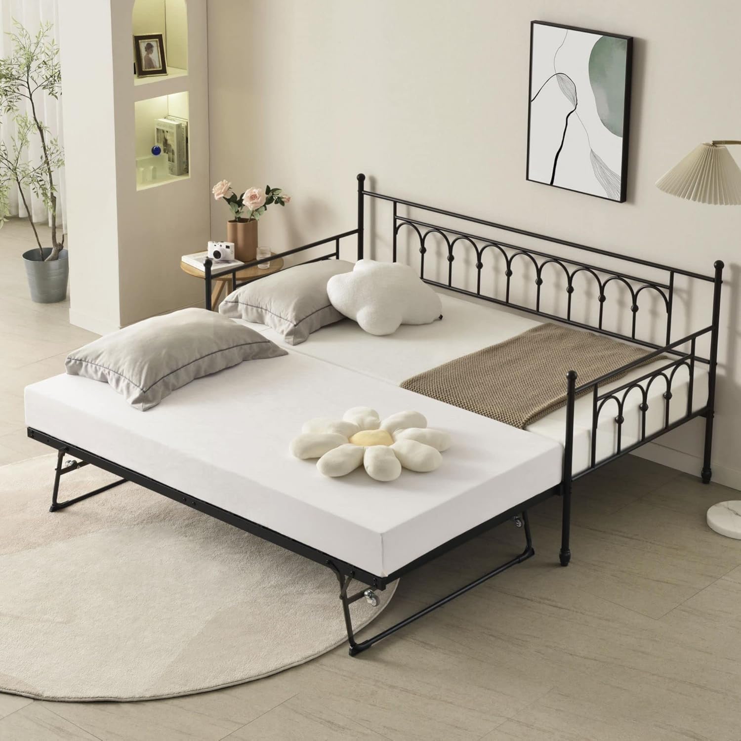 Twin Day Bed with Trundle Bed Twin
