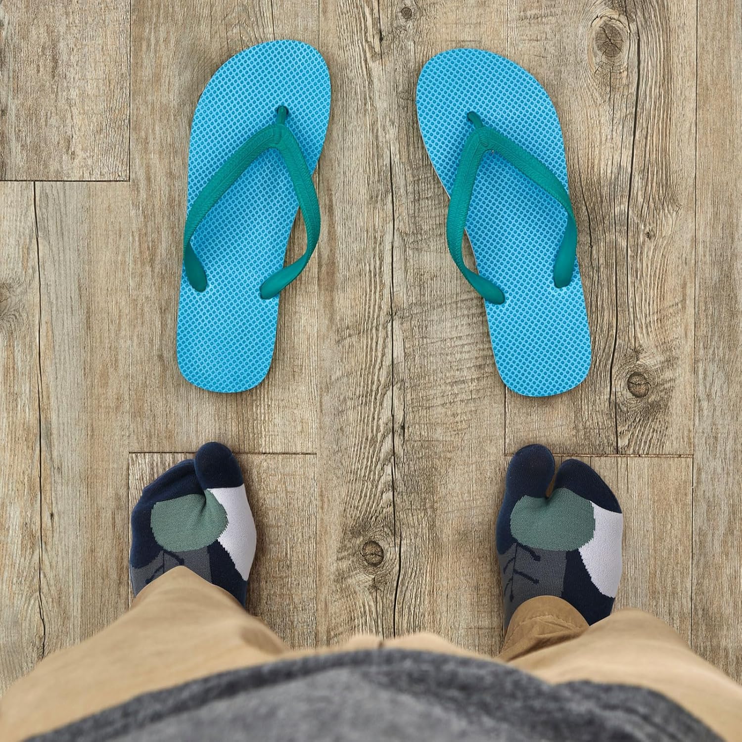 6 Pairs Men's Tabi Socks Cotton Stylish Flip Flop Socks Split Toe Geta for Men Athletic Wicking - Image 6