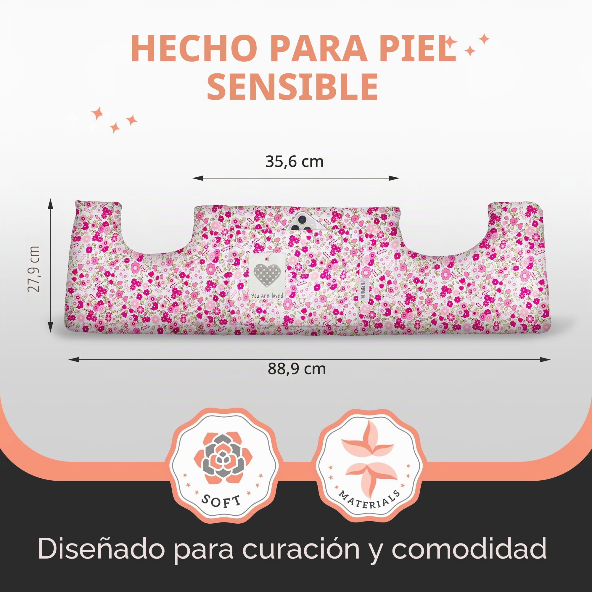 Almohada posmastectomía después de la recuperación de la cirugía del cáncer de Mama, recuperación de cesárea o reducción de Senos, Suministros postoperatorios de abdominoplastia, Almohada de cinturón