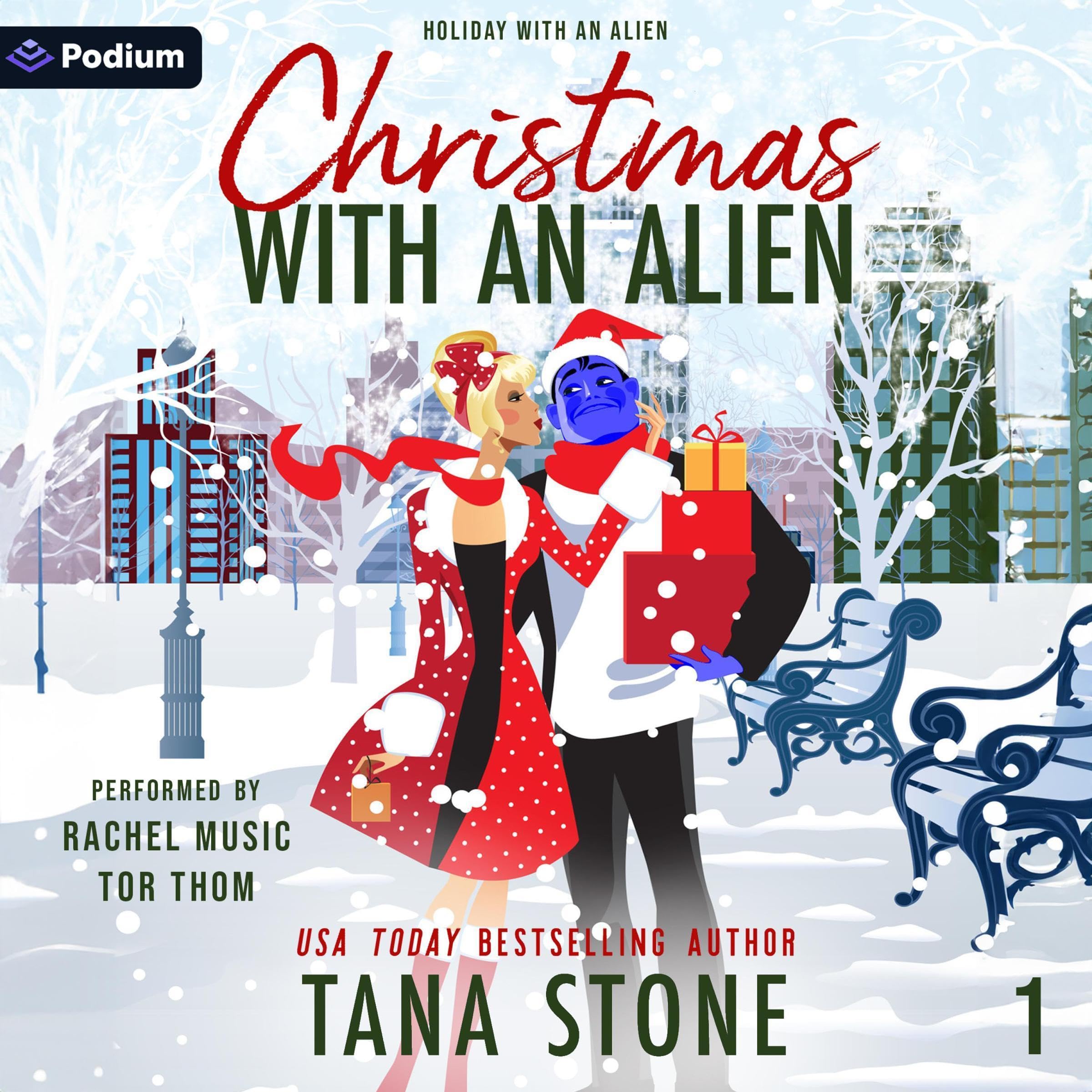Cover art for Christmas with an Alien