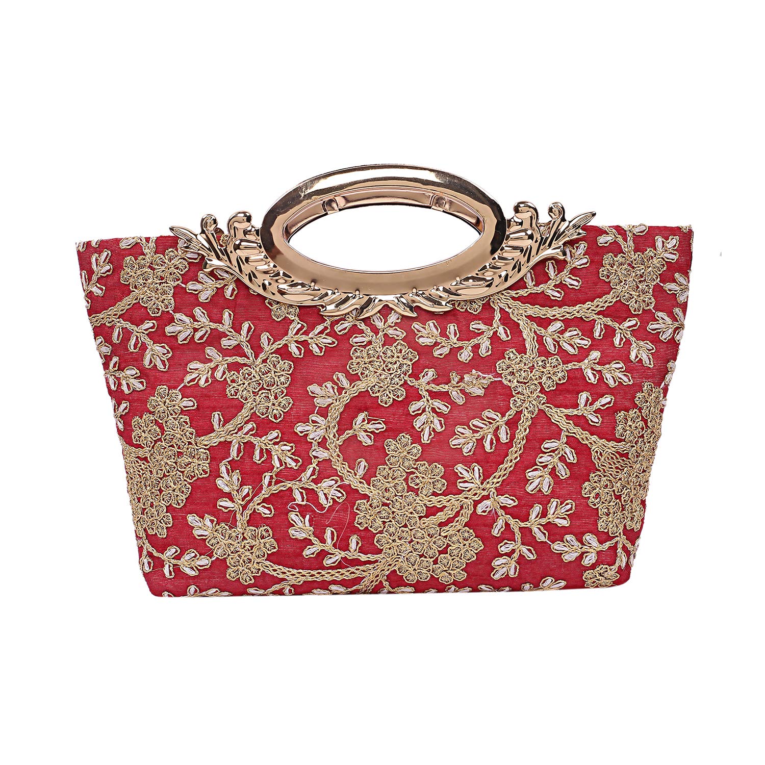 Heart Home Silk Clutch Ladies Handbag (Maroon) - CTHH11280 (B0864MM6F5) Amazon Price History, Amazon Price Tracker