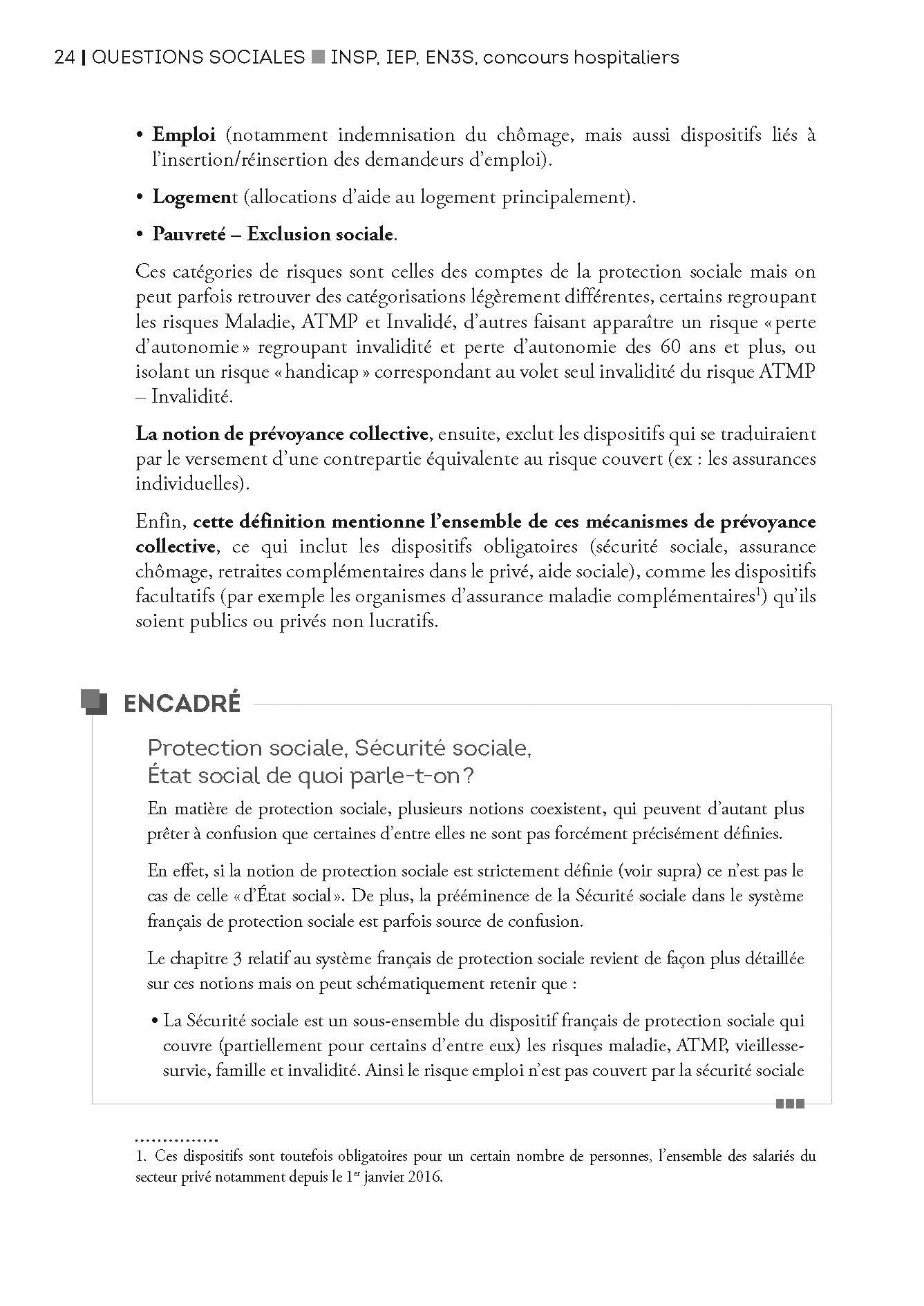 Questions sociales: INSP, IEP, EN3S, concours hospitaliers
