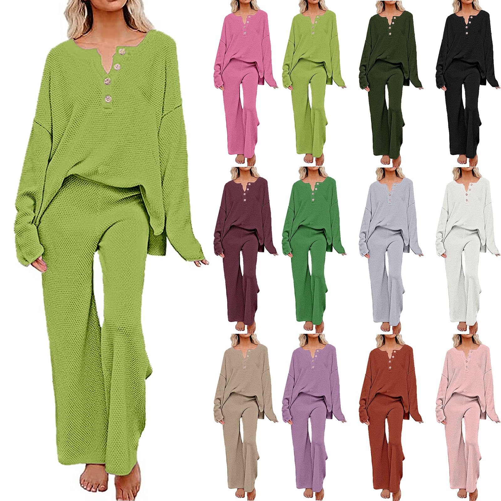 Tuta da donna in lino, due pezzi, per il tempo libero, moderna, in cotone, estiva, leggera, elegante, in mussola e pantaloni lunghi, stile Y2K
