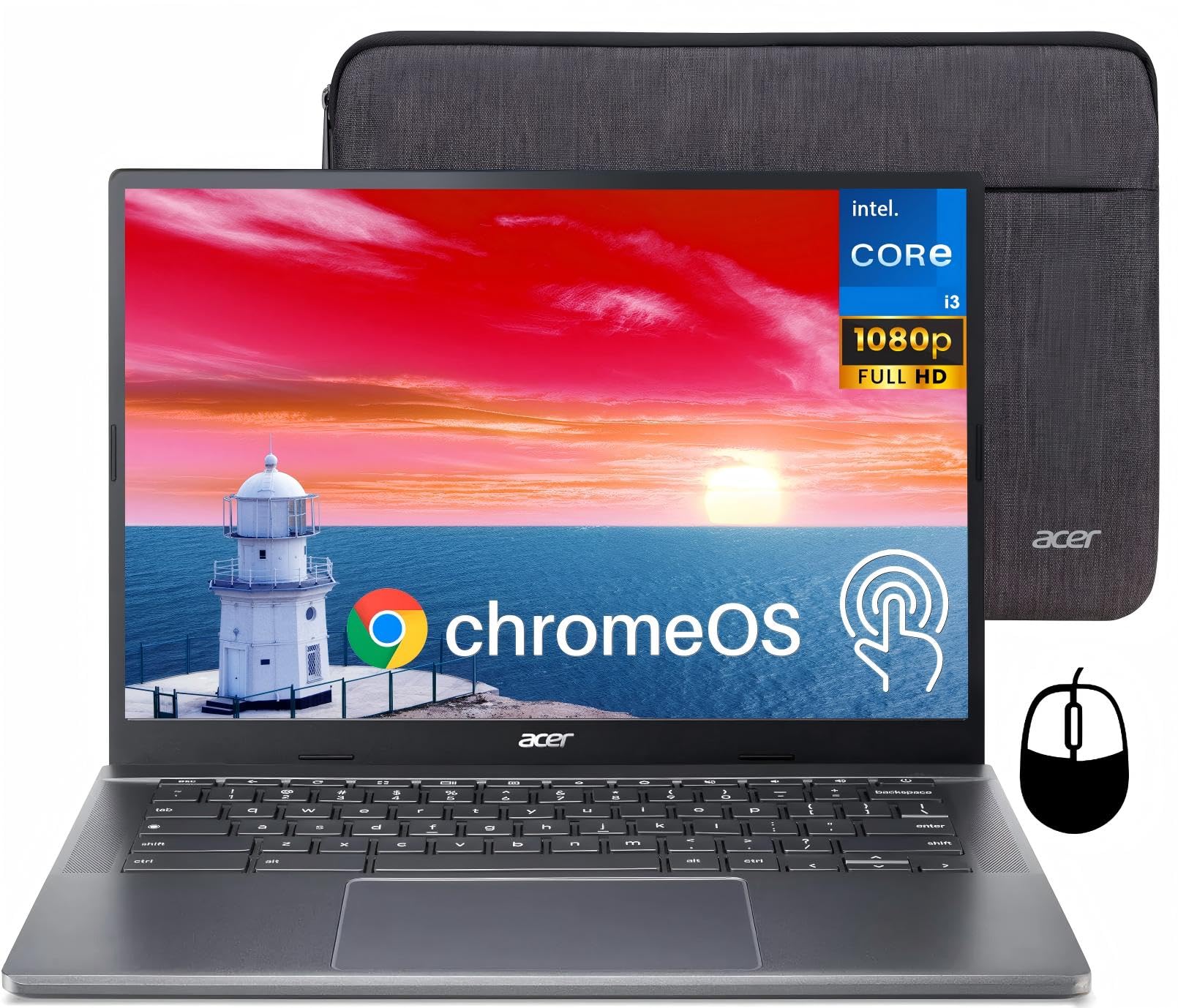 Amazon.com: acer Chromebook Plus 514 Touchscreen Laptop, Intel 8