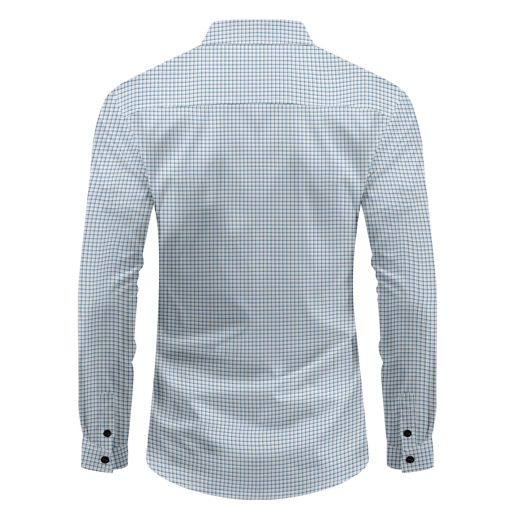 Allthemen Camicia da Uomo Maniche Lunghe Elegante Shirt Bottoni Estiva Slim Fit Tops Stampata Casual