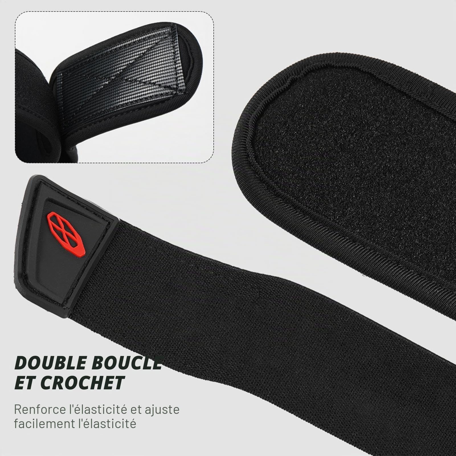 Protège-tibias réglables pour moto, coudières et genouillères adultes - Équipement de protection moto, roller, skateboard