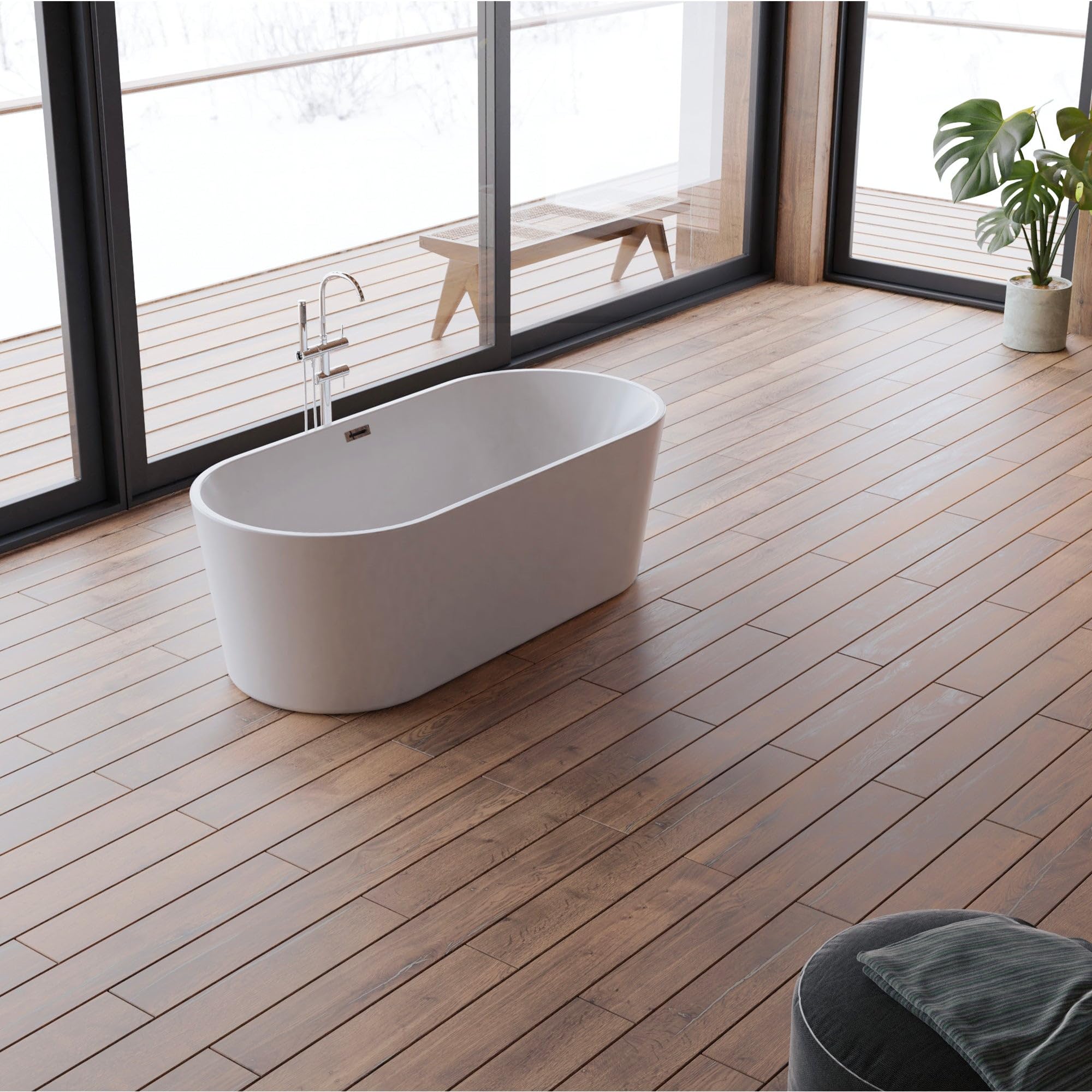 SPALINA Jade - Vasca freestanding Ovale L 170 x l 80 cm