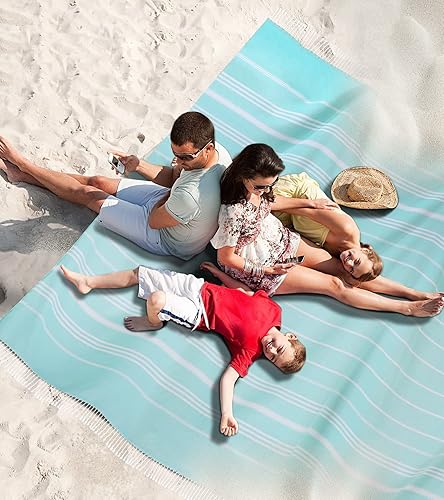 Miniatura 10 de Genovega Toallas turcas de playa para piscina, sin arena, empacables, únicas ideas de feliz cumpleaños, papá, papá, marido, hermano, tío abuelo de