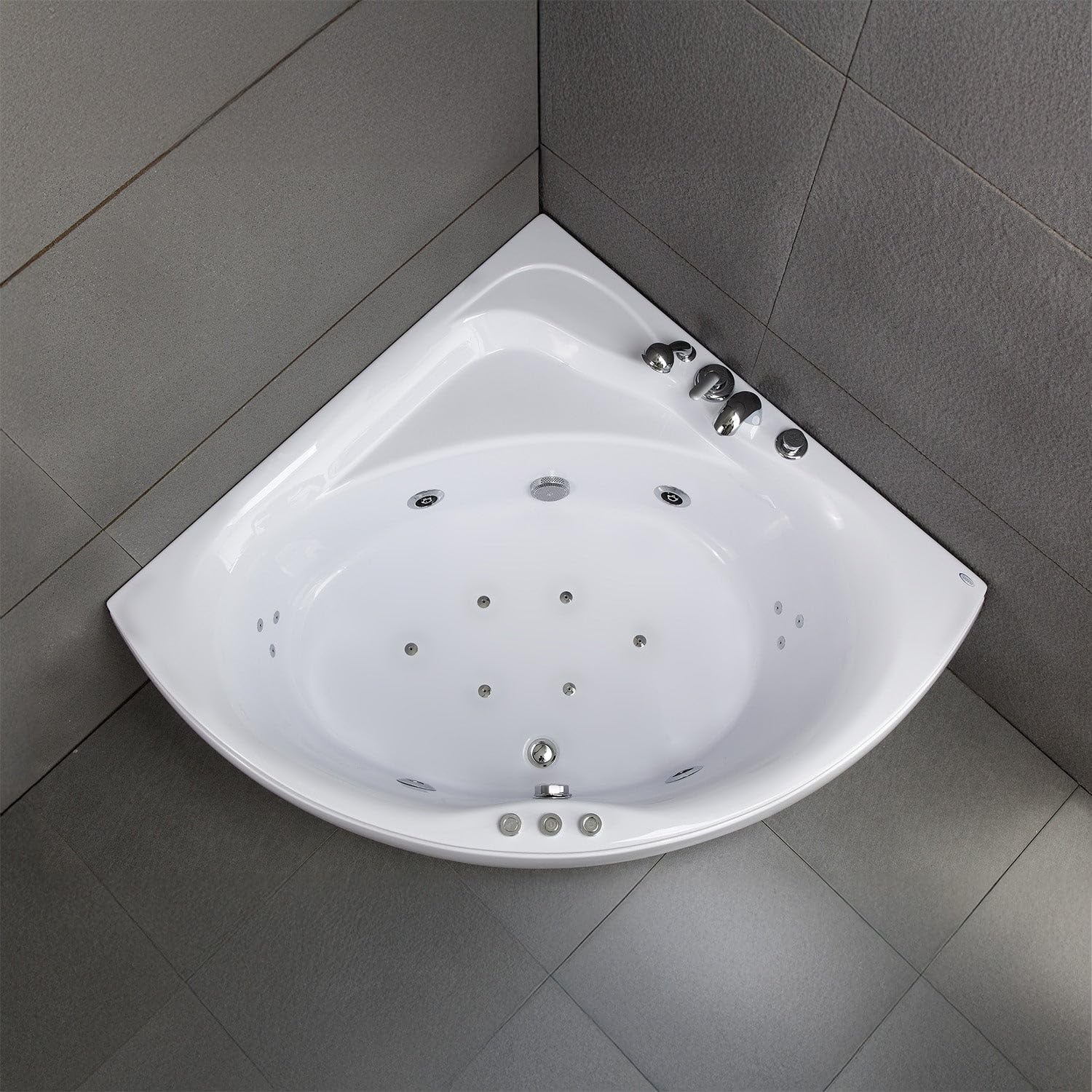 SPALINA Maldives Jets - Bañera de hidromasaje Clásica L. 135 x l. 135 cm