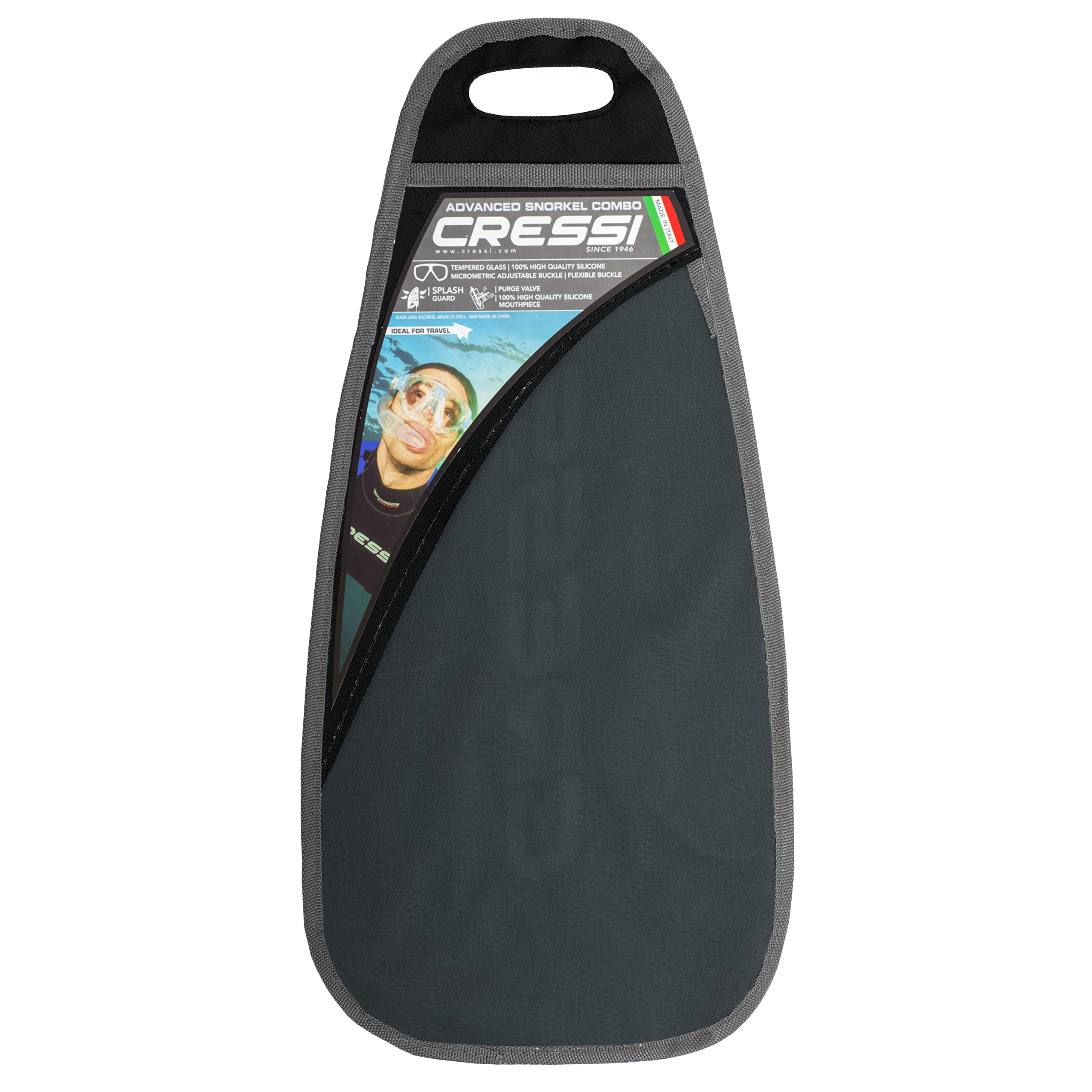 ADM 1000055 - Kit Gafas + Tubo de Snorkel Marea VIP