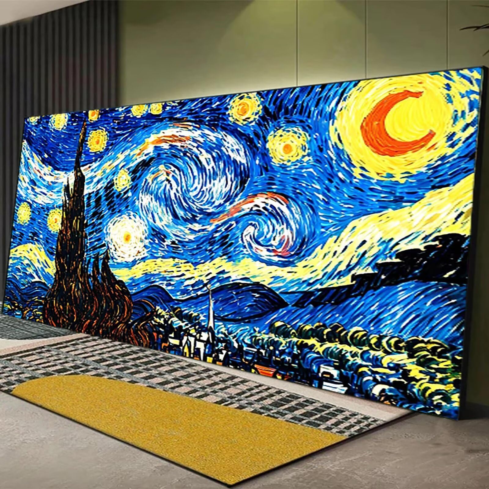 Malen nach Zahlen Kinder Abstrakt, Malen Nach Zahlen Erwachsene Geschenke Home Wand Dekor Bastelset, Malen nach Zahlen Sternenhimmel | Malen nach Zahlen Ohne Rahmen (60x120cm) Bastelset Erwachsene 3-4