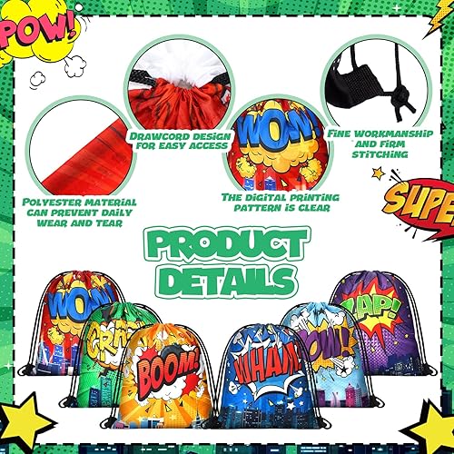 Vista 16 de Lothee 32 piezas de recuerdos de fiesta de araña, decoración de fiesta de cumpleaños con temática de telaraña de Halloween, bolsas con cordón