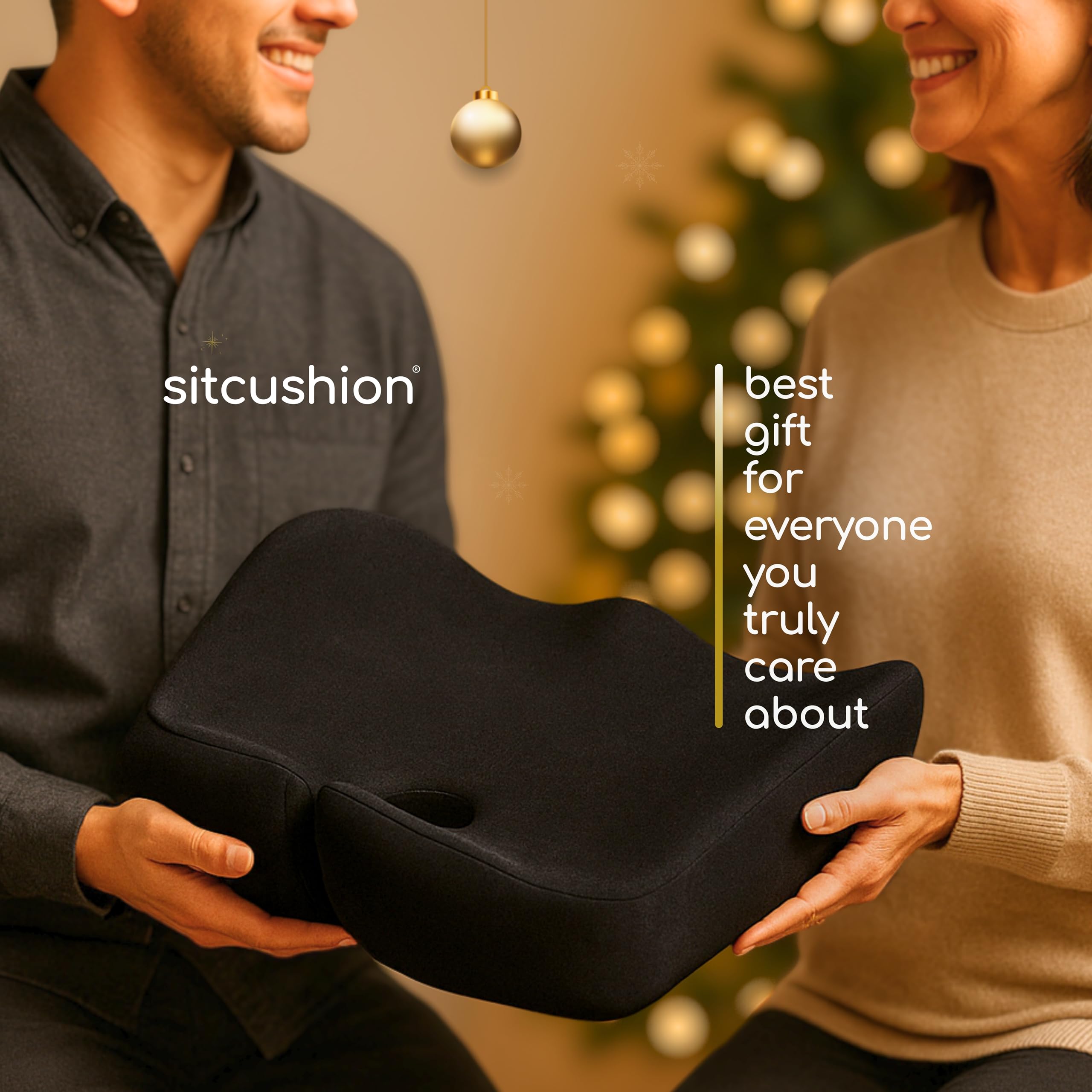 Extra Large Memory Foam Seat Cushions for Office Chairs Pressure Relief Seat Cushion for Tailbone Pain Relief Sciatica — view 6