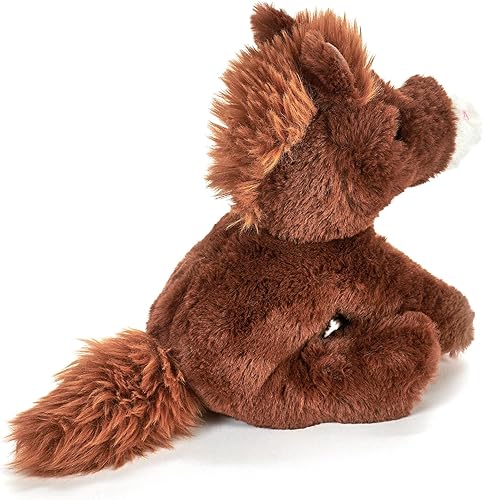 Miniatura 10 de The Petting Zoo Peluche de caballo flexible, regalos para niños, animales salvajes de la vida silvestre, juguete de peluche de caballo de 8 pulgadas