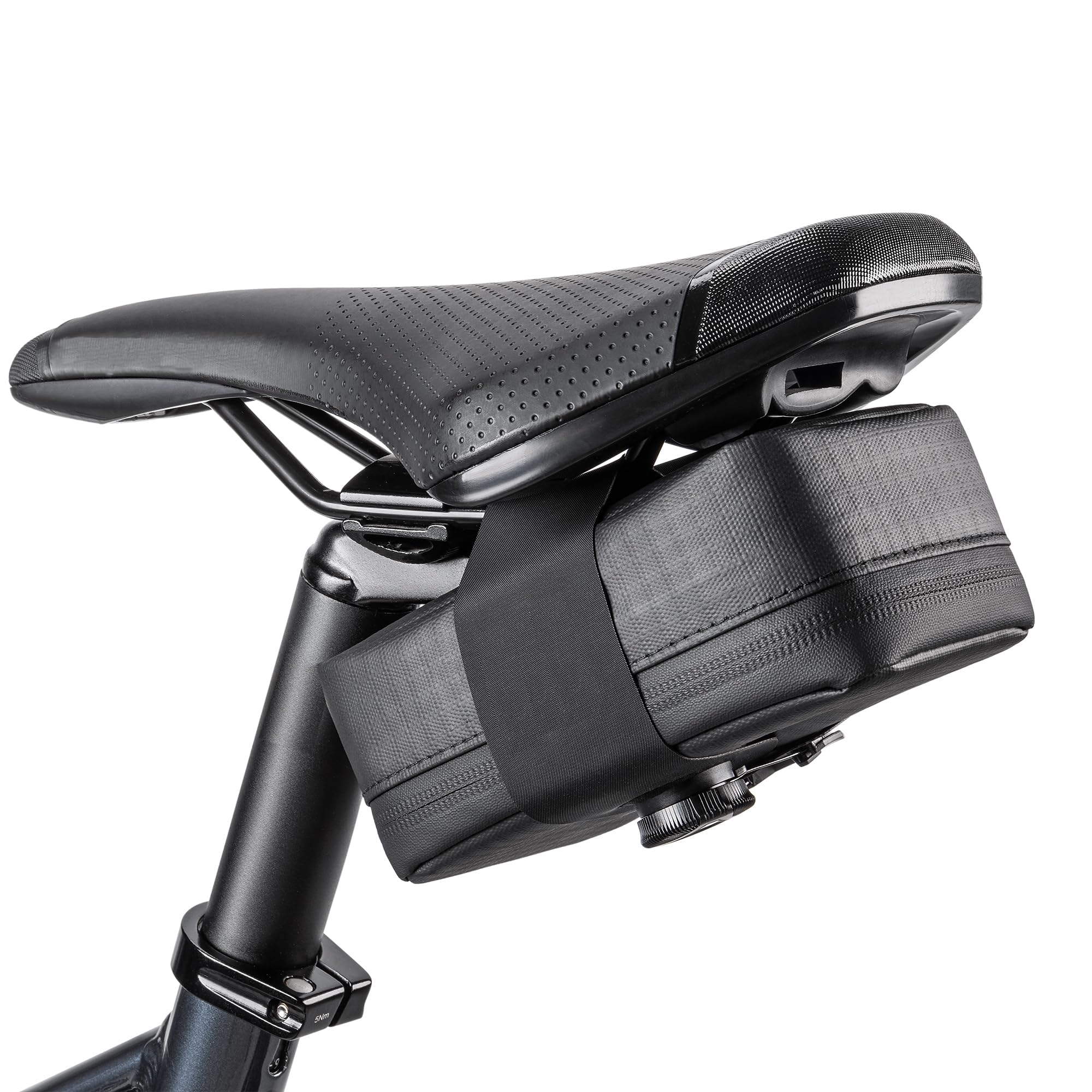 NALACAL Bike Seat Bag, Bike Saddle Bag Under Seat, Water-resistant Bicycle Saddle Bag, Mountain Road Bike Bag Under Seat Packs, Bicycle Saddle Tool Bag, Cycling Bag, Black
