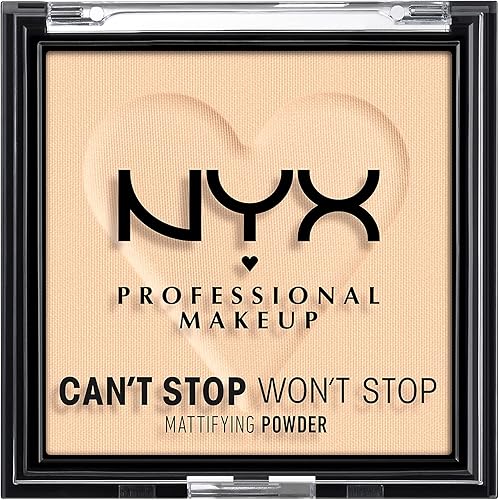 NYX PROFESSIONAL MAKEUP Can't Stop Won't Stop Mattifying Pressed Powder - Light