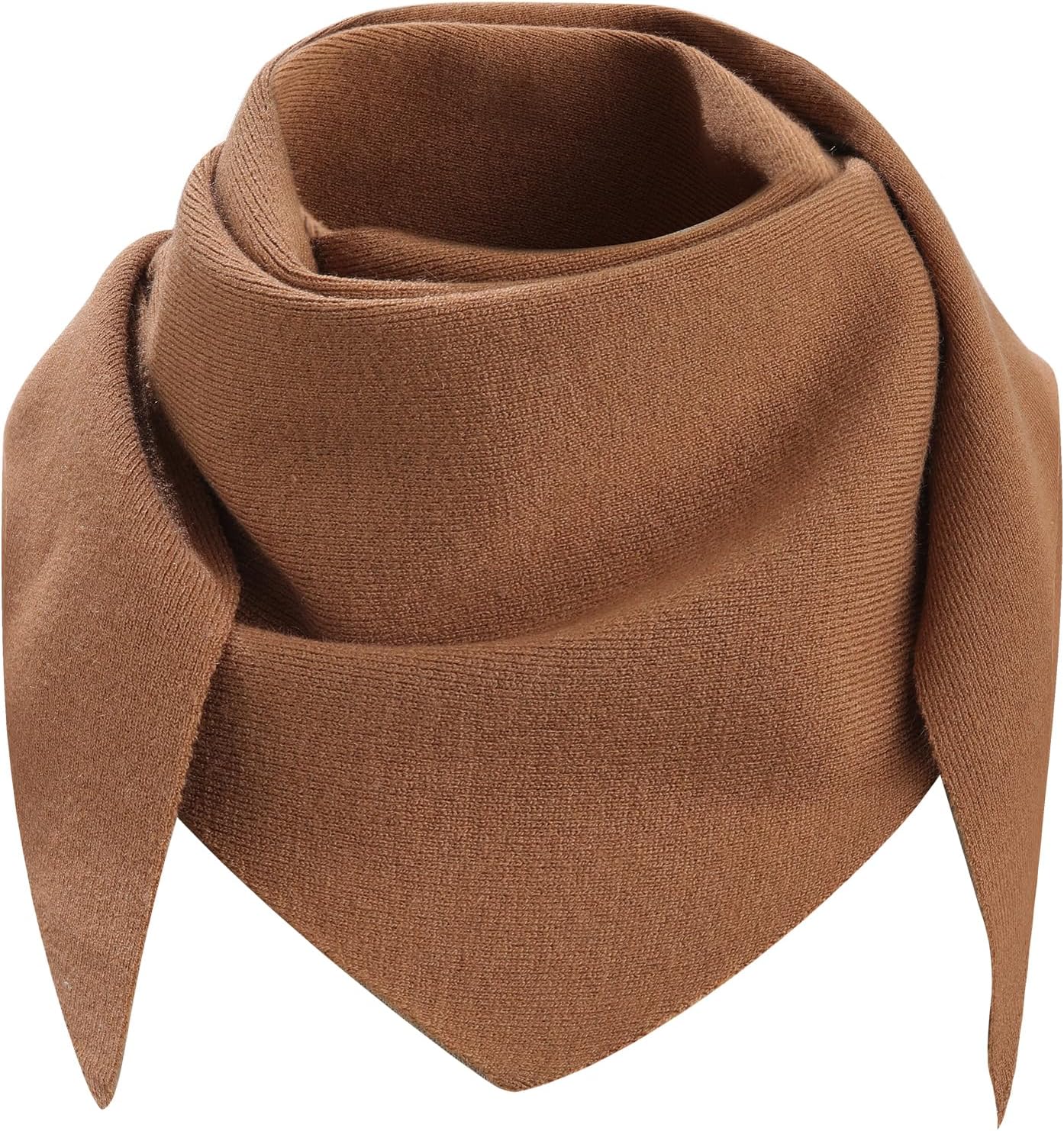 Knit Triangle Scarf for Women Y2k Head Scarf Warm Crochet Hair Bandana Winter Triangle Shawl