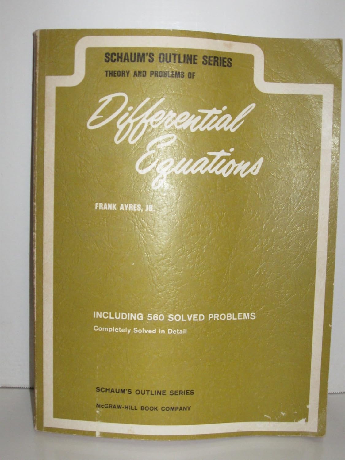 Differential Equations Frank Ayres Books Differential Equations Frank Ayres Books