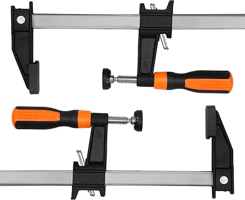 Miniatura 4 de WEN 10236F2 Abrazaderas de barra de acero de ajuste rápido de 36 pulgadas y pegamento para madera impermeable Gorilla Ultimate de 18 onzas, color