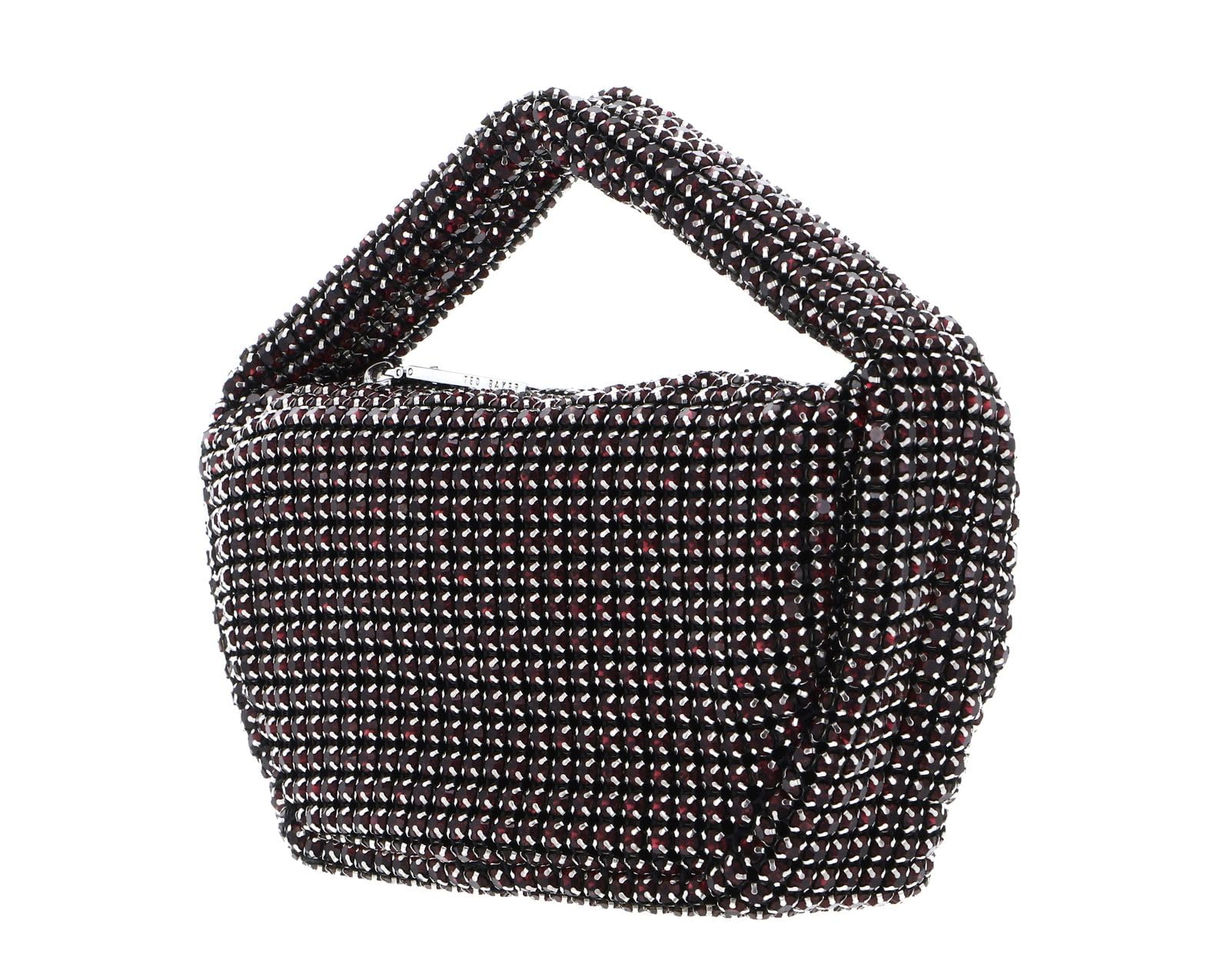 Ted Baker Handtasche Crystol Mini Crystal Slouchy Hobo Bag Dk - Red dunkelrot