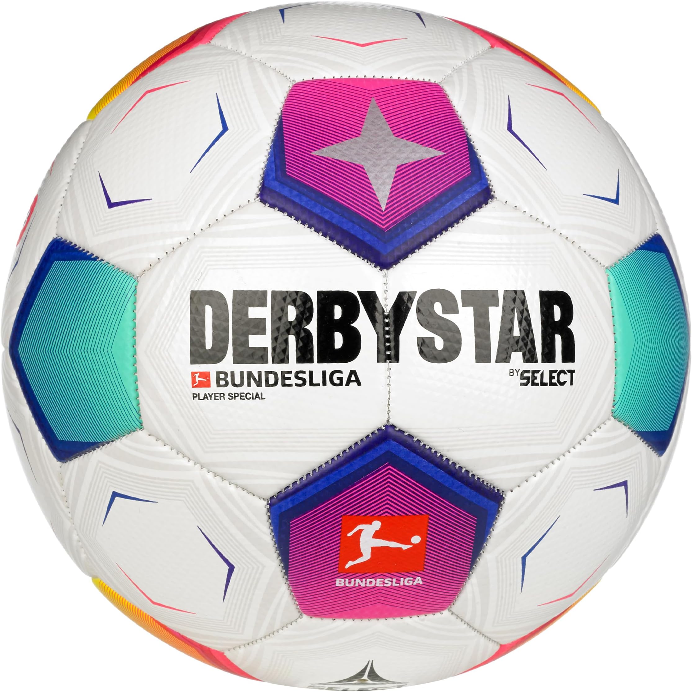 Derbystar Bundesliga Player Special v23 - Bundesliga Ball 23/24 - Unisex Football Size 5 in the Design of the Official Match Ball