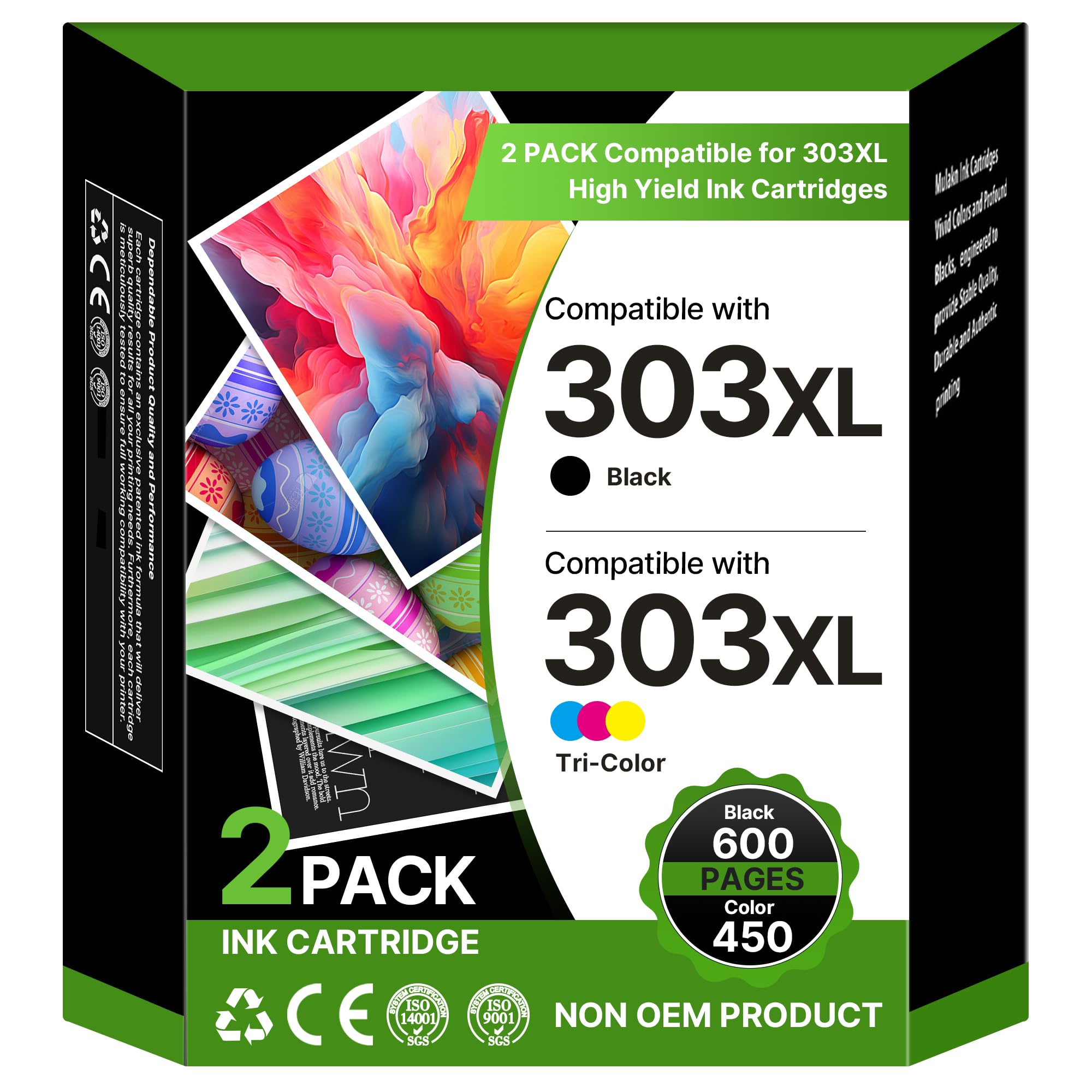 Superprint 303 XL Druckerpatronen Multipack – Ersatz Für HP 303/303XL, Für Envy & Tango Drucker