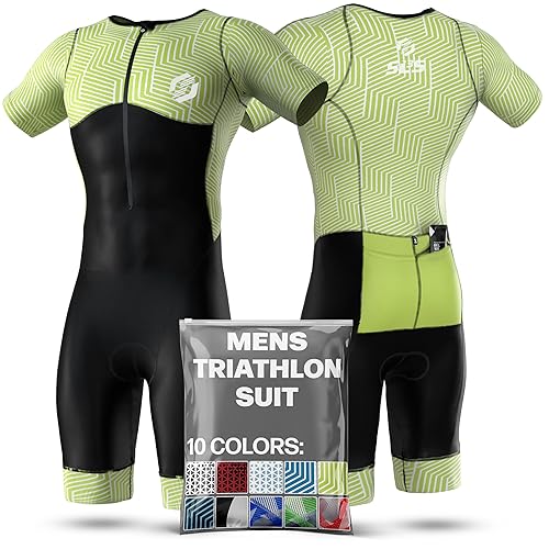 SLS3 Triathlon Suits Mens - Aerodynamic Sleeved Mens Tri Suit