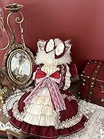 Vista 224 de Vestido de princesa de encaje para perros pequeños y pequeños extragrandes, color negro, talla L