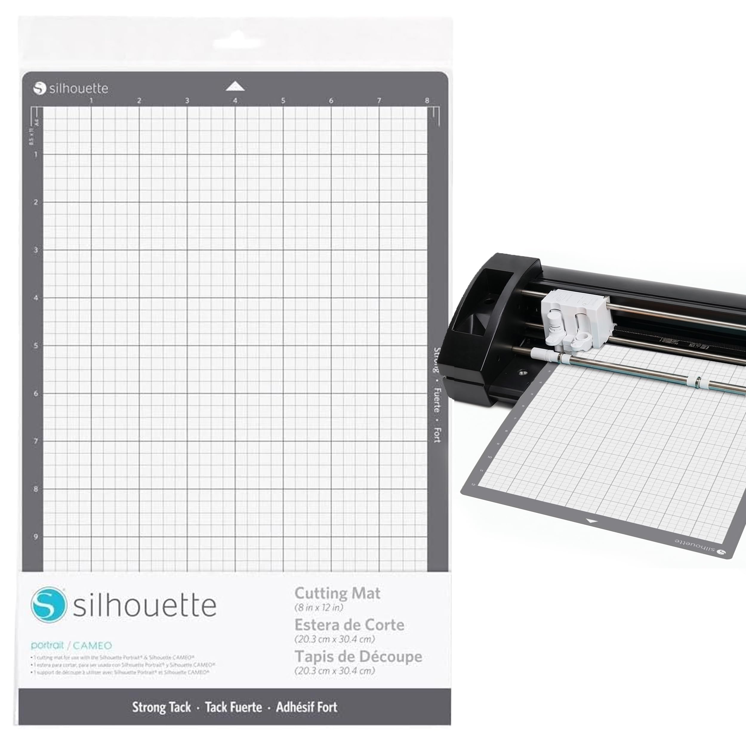Silhouette America Cutting Mat for Silhouette Portrait (Approx. 20.32 x 30.48 cm) Strong Adhesive