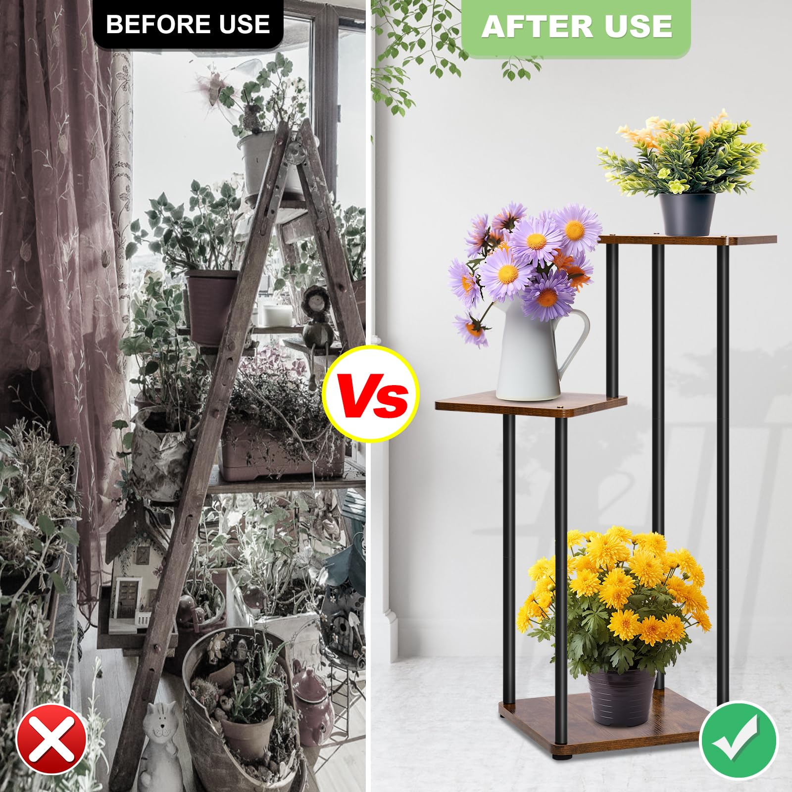Rainie 3 Tier Plant Stands Indoor Outdoor - Image 4