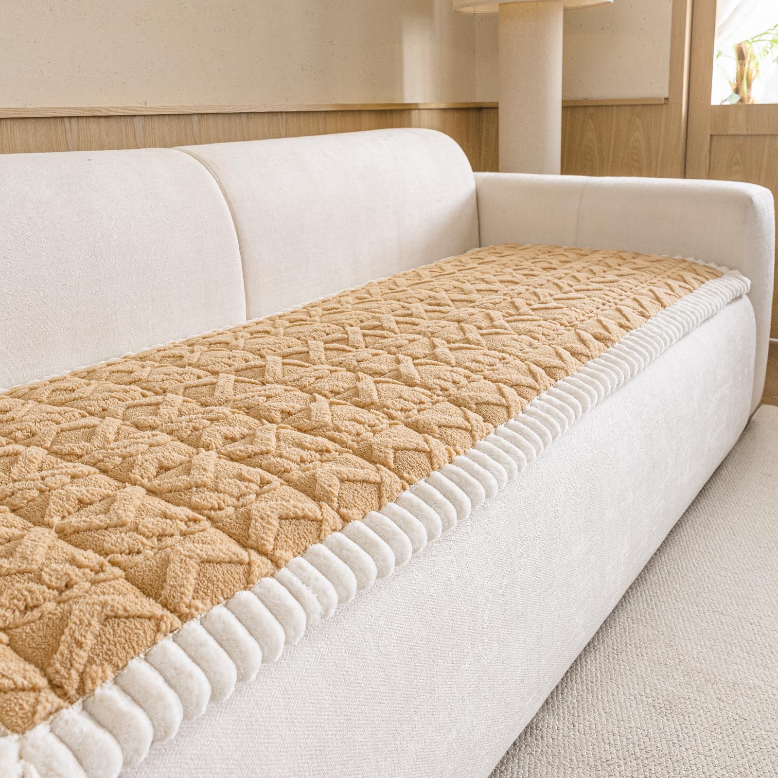 PJLZJFBY 27.6”x94.5” Couch Cover for Dogs, Washable Sofa Protector for Pets